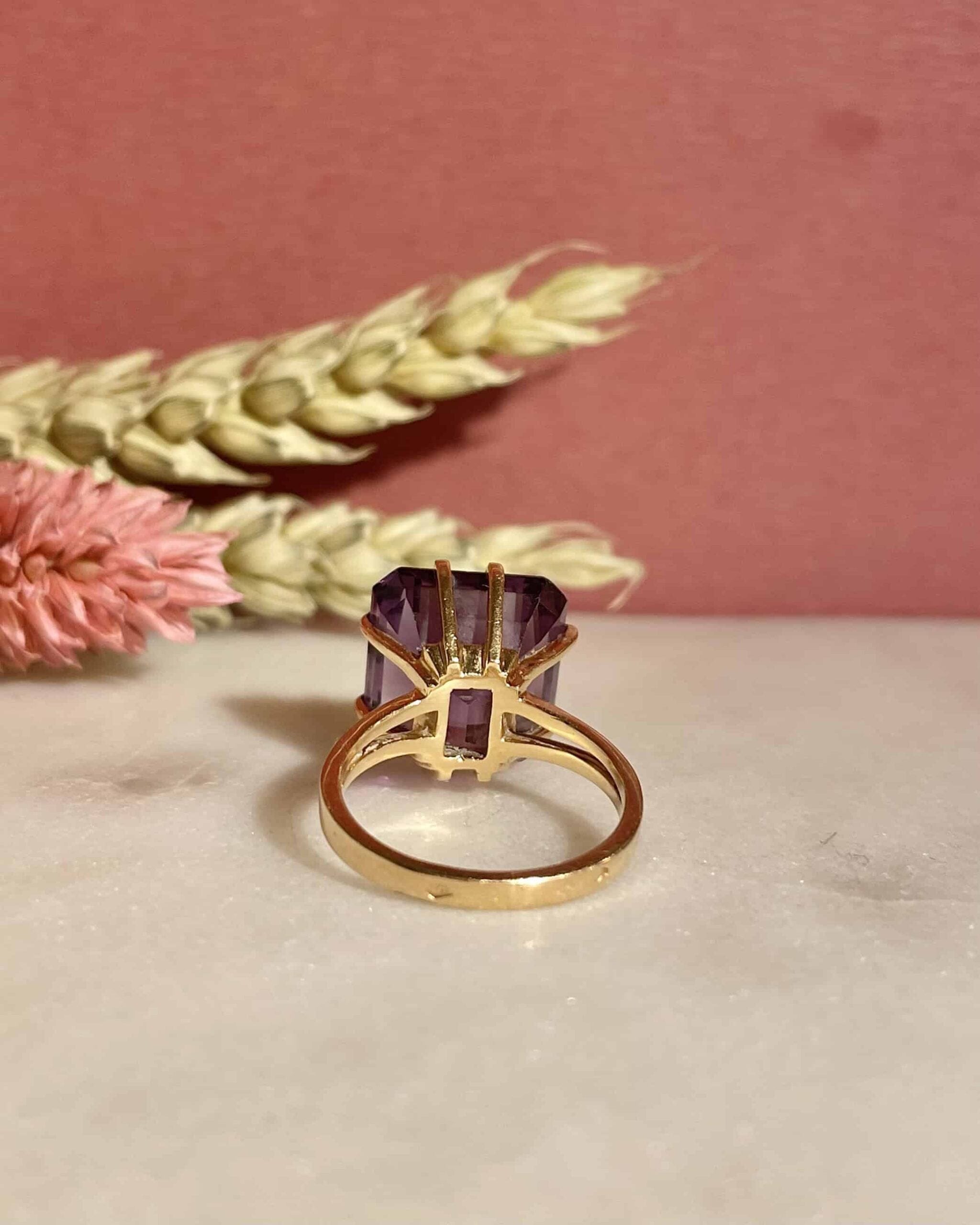 Bague Cocktail Améthyste 11 carats "Ember" - Elliade Paris
