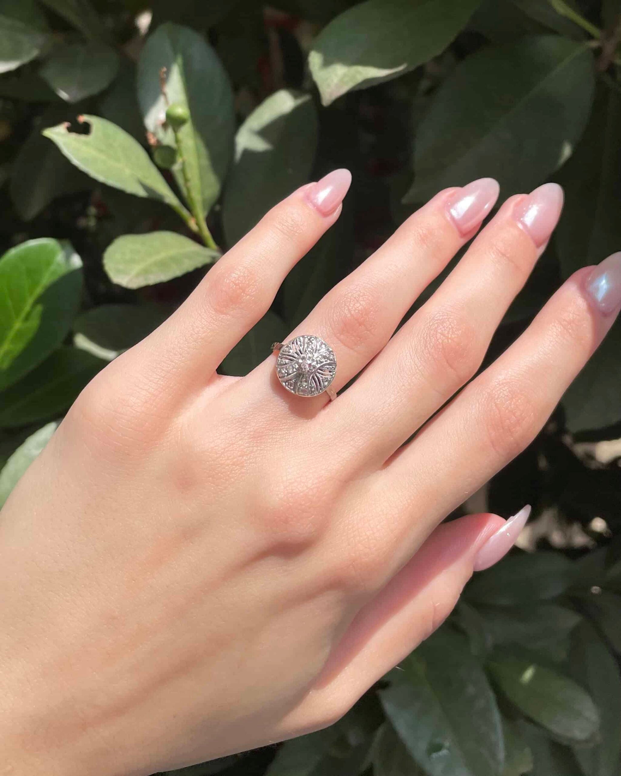 Bague Art-déco 13 Diamants "Mana"