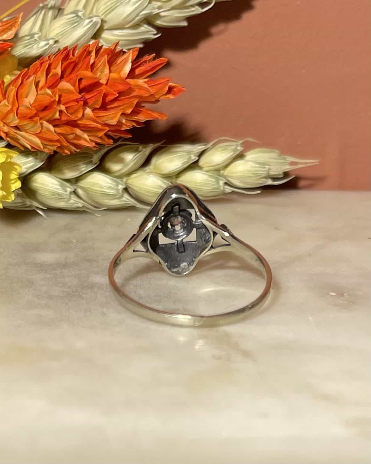 Bague vintage Art Déco Diamant "Azzedina"