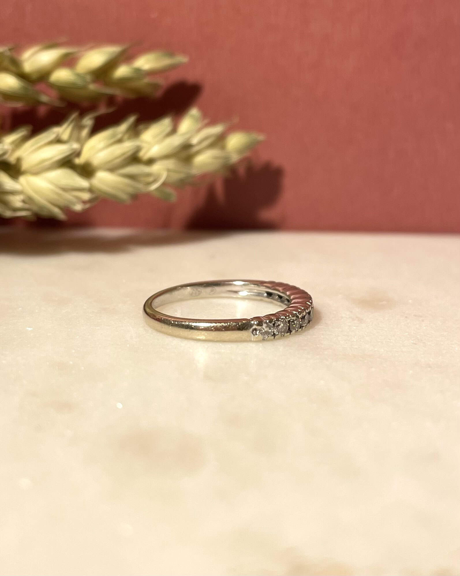 Demi-Alliance 10 Diamants 0.30 carat "Murielle"