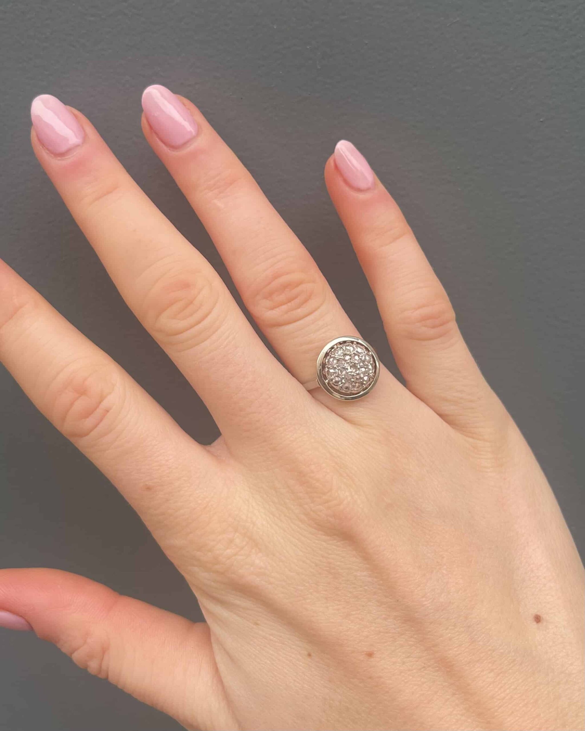 Bague Art-Déco Diamants 0.60 Carat "Mireya"