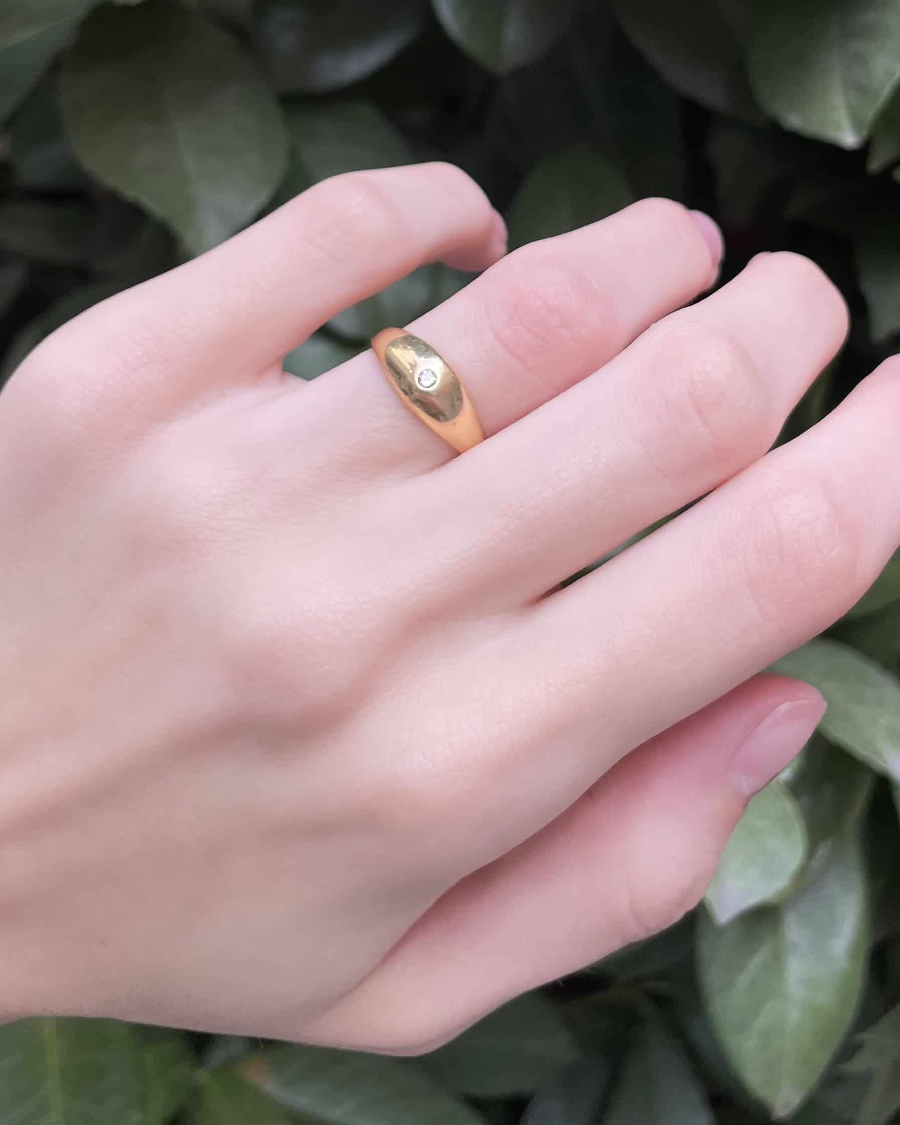 Bague Jonc Diamant "Bonnie"