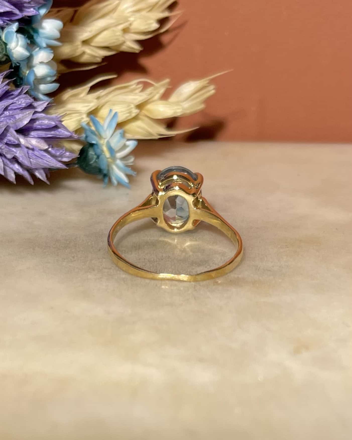 Bague Solitaire Topaze 2.10 carats "Manon"