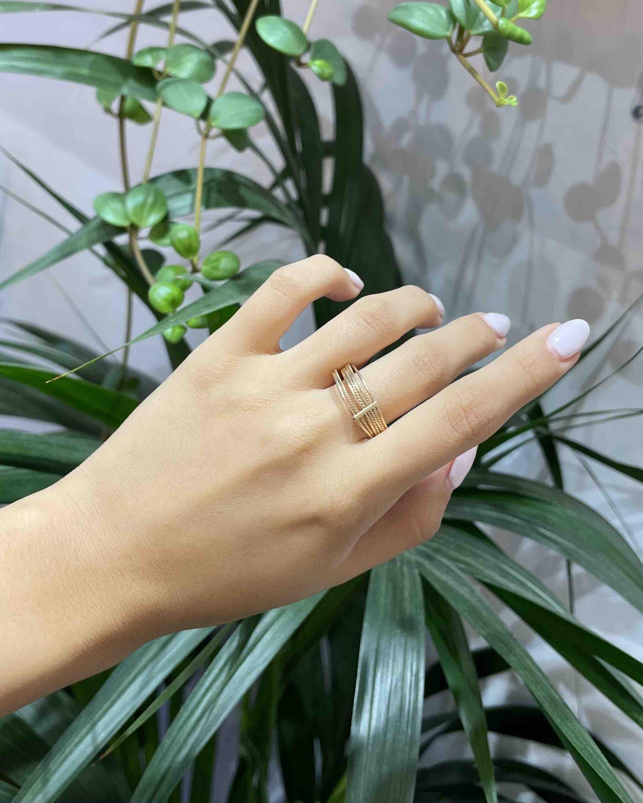 Bague Semainier Or 18 Carats "Yolanda" - Elliade Paris