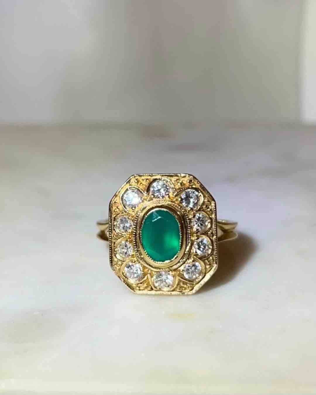 Bague Art-déco "Amanda"