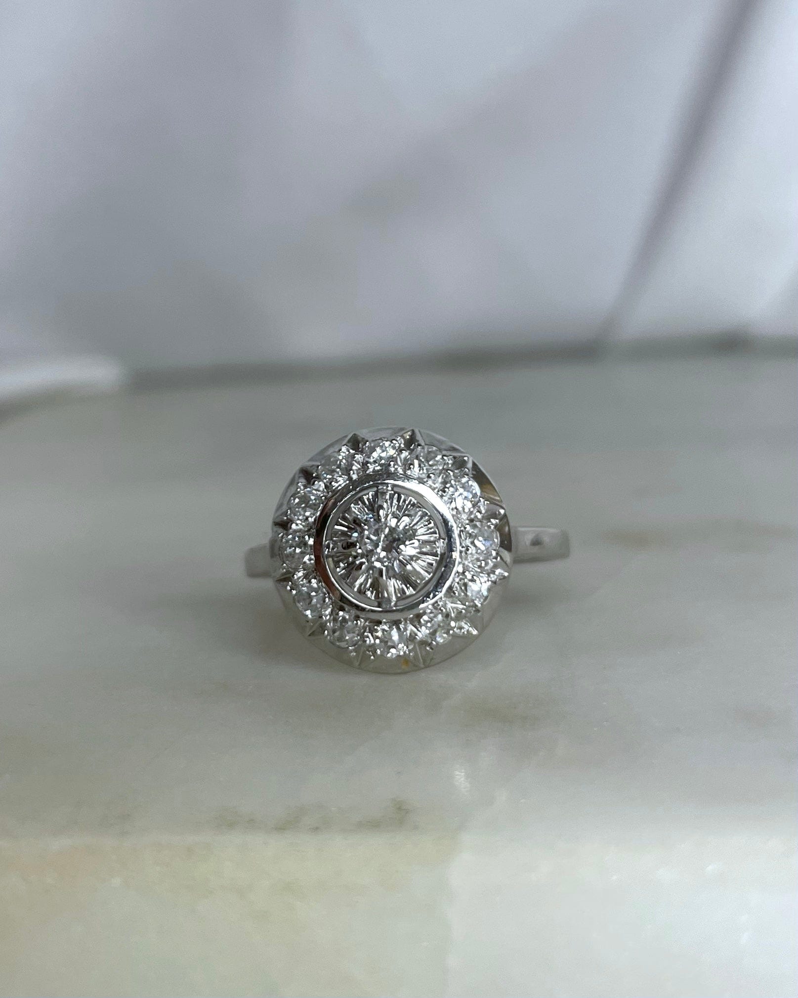 Bague Art Déco 13 Diamants 0.56 carat “Marya” - Elliade Paris