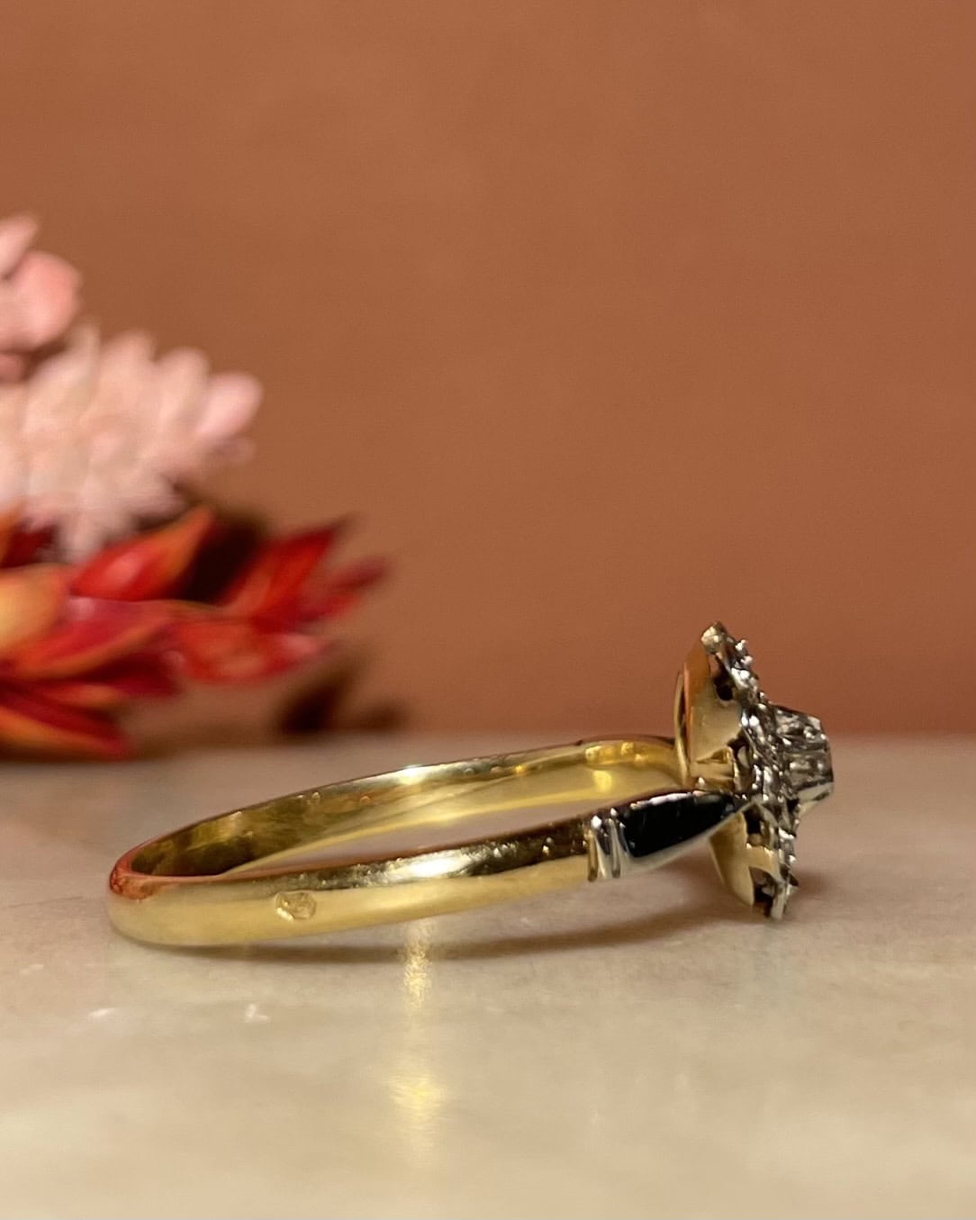 Bague Art - déco 13 Diamants "Bénédicte" - Elliade Paris