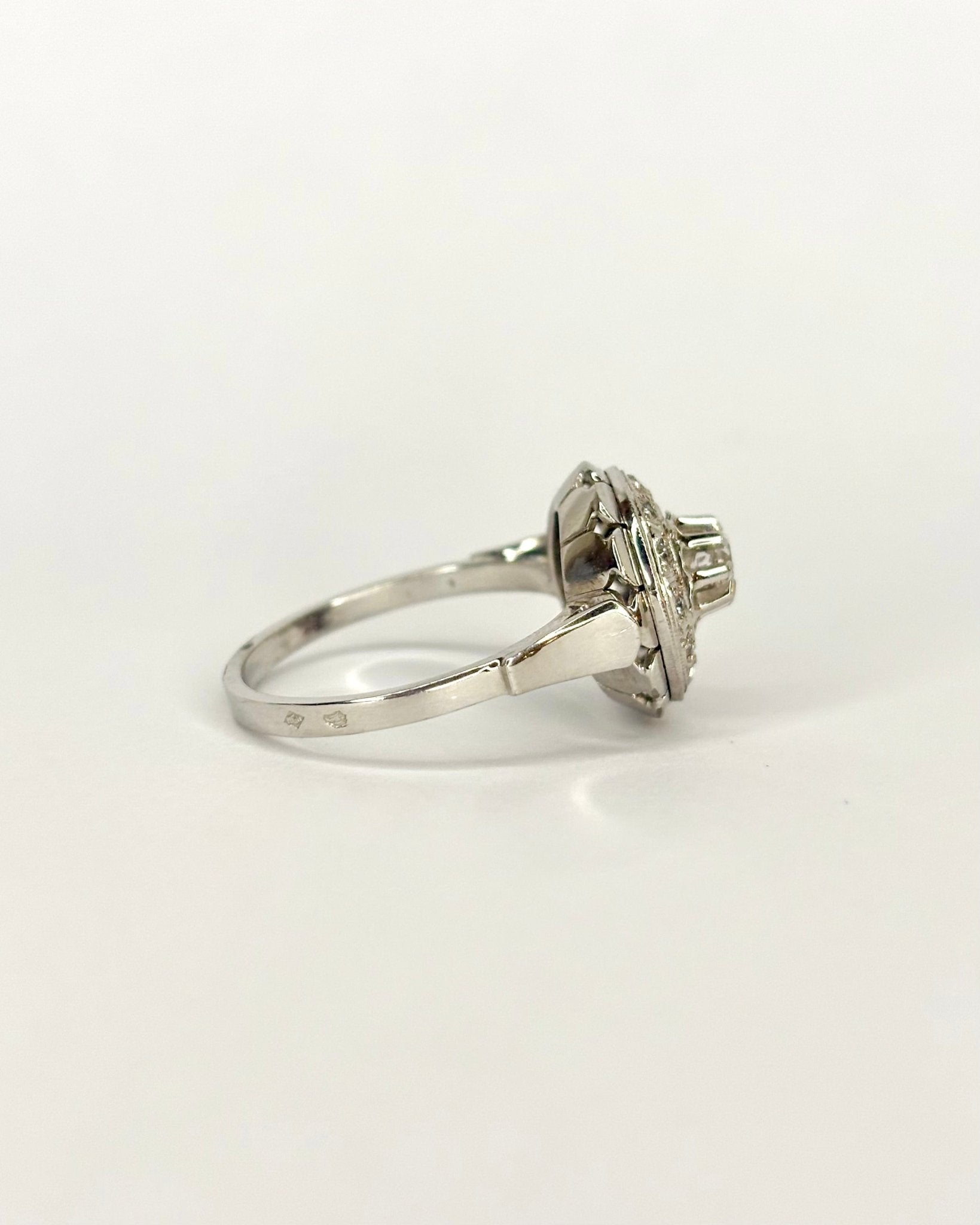 Bague Art Déco 13 Diamants "Lina" - Elliade Paris