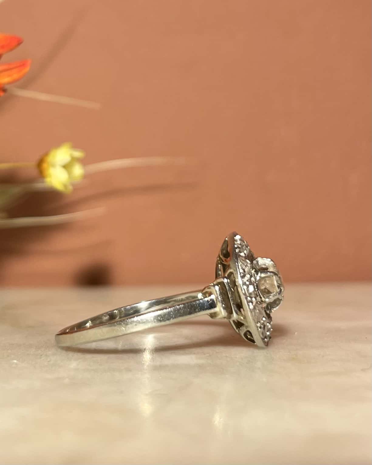 Bague Art - déco 13 Diamants "Uriah" - Elliade Paris
