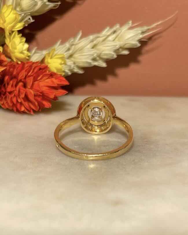 Bague Art Déco 17 Diamants "Liu" - Elliade Paris