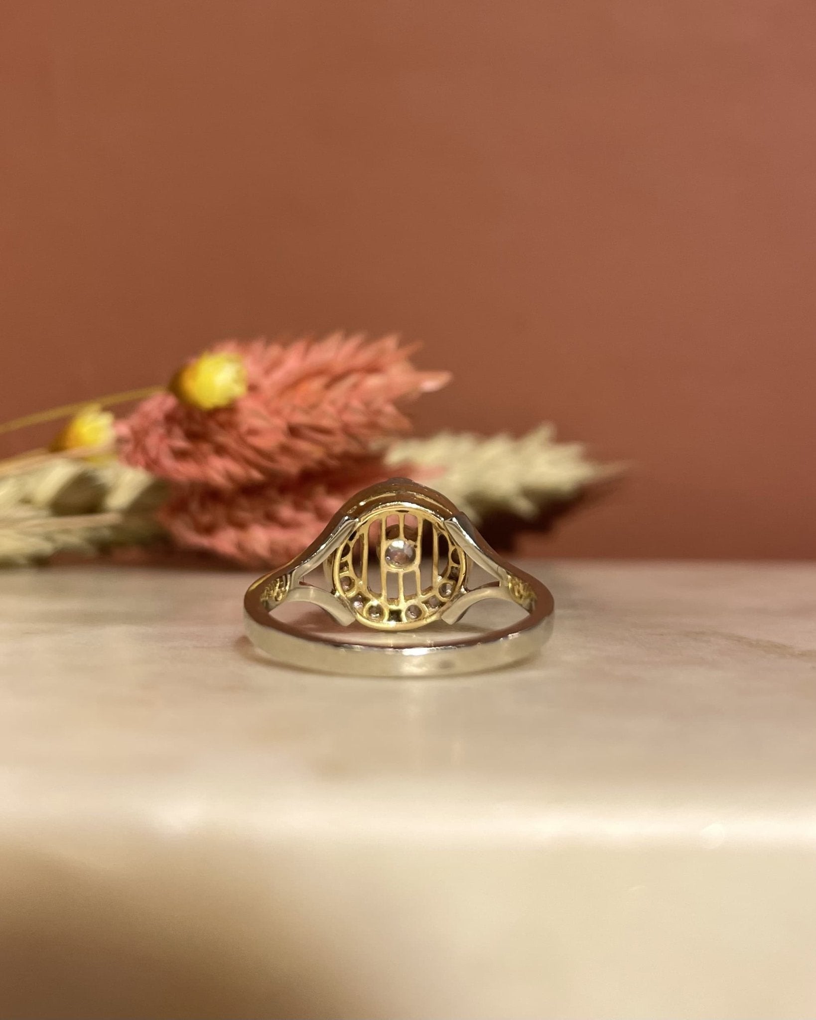 Bague Art Déco 19 Diamants "Autumn" - Elliade Paris