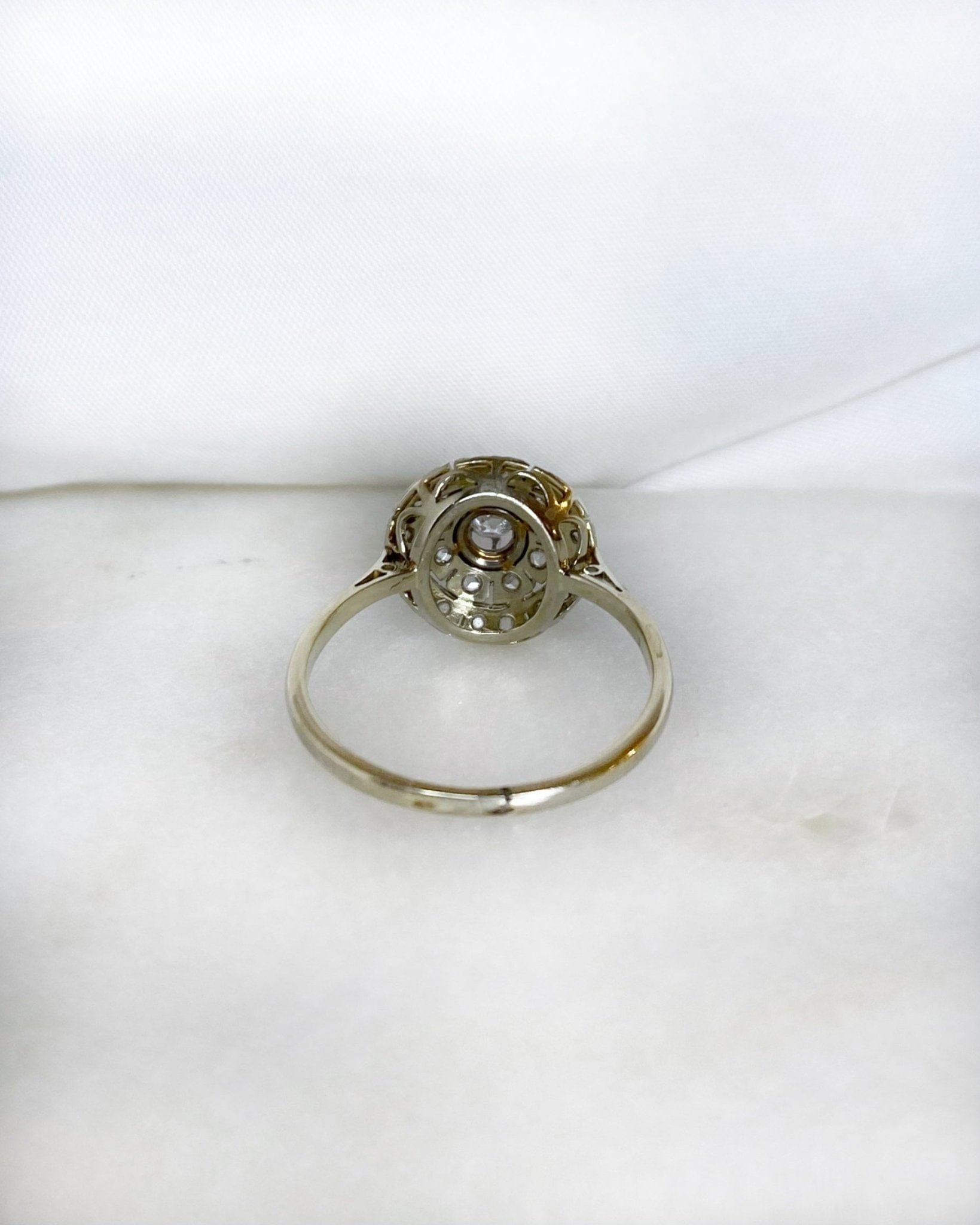 Bague Art - Déco 25 Diamants 0.34 carat "Aziel" - Elliade Paris