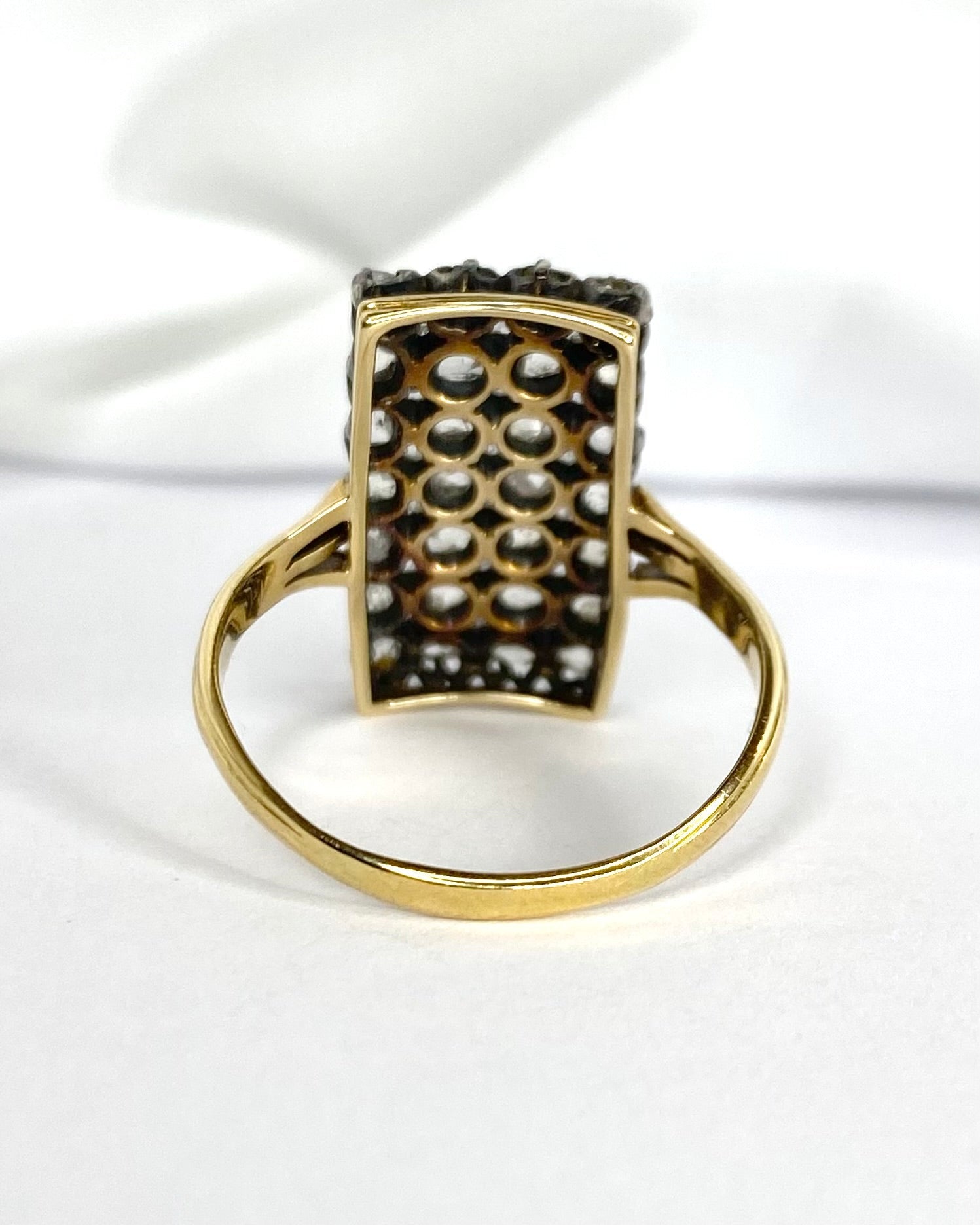 Bague Art Déco 28 Diamants 0.84 carat "Estelle" - Elliade Paris