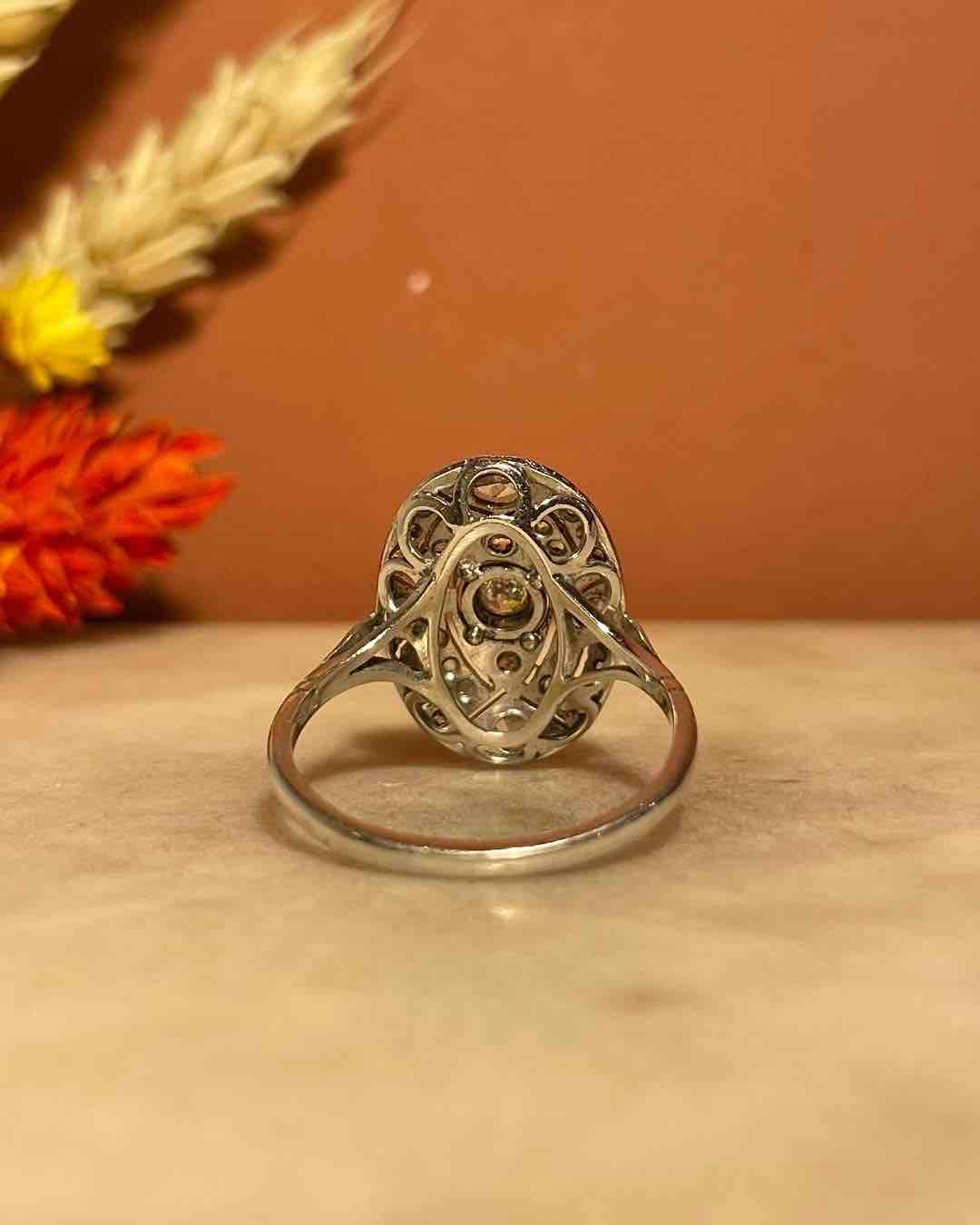Bague Art - déco 31 Diamants "Nakiya " - Elliade Paris