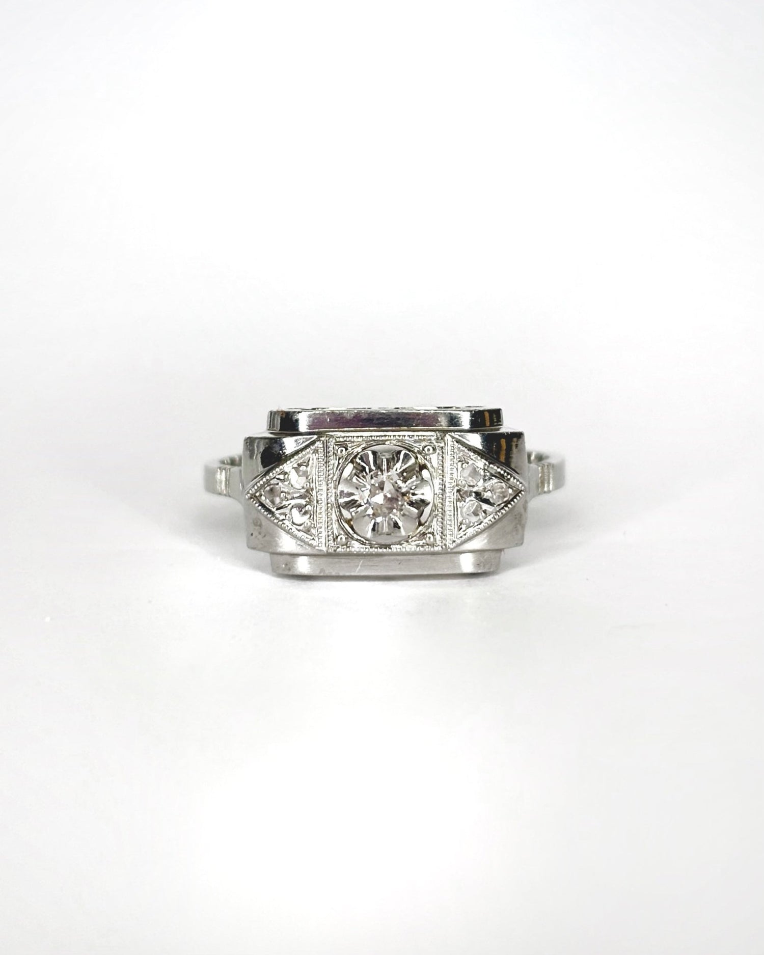 Bague Art Déco 7 Diamants "Élisa" - Elliade Paris