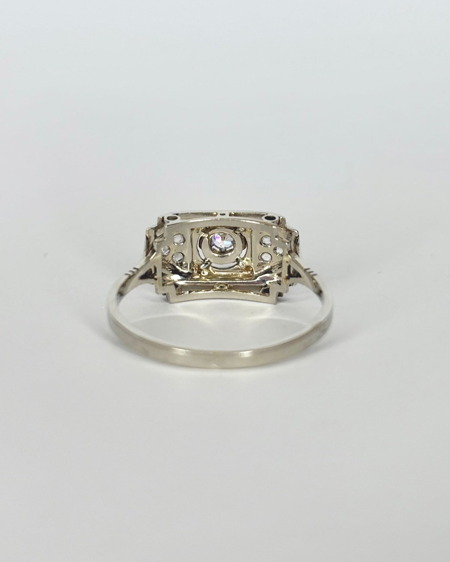 Bague Art Déco 7 Diamants "Élisa" - Elliade Paris