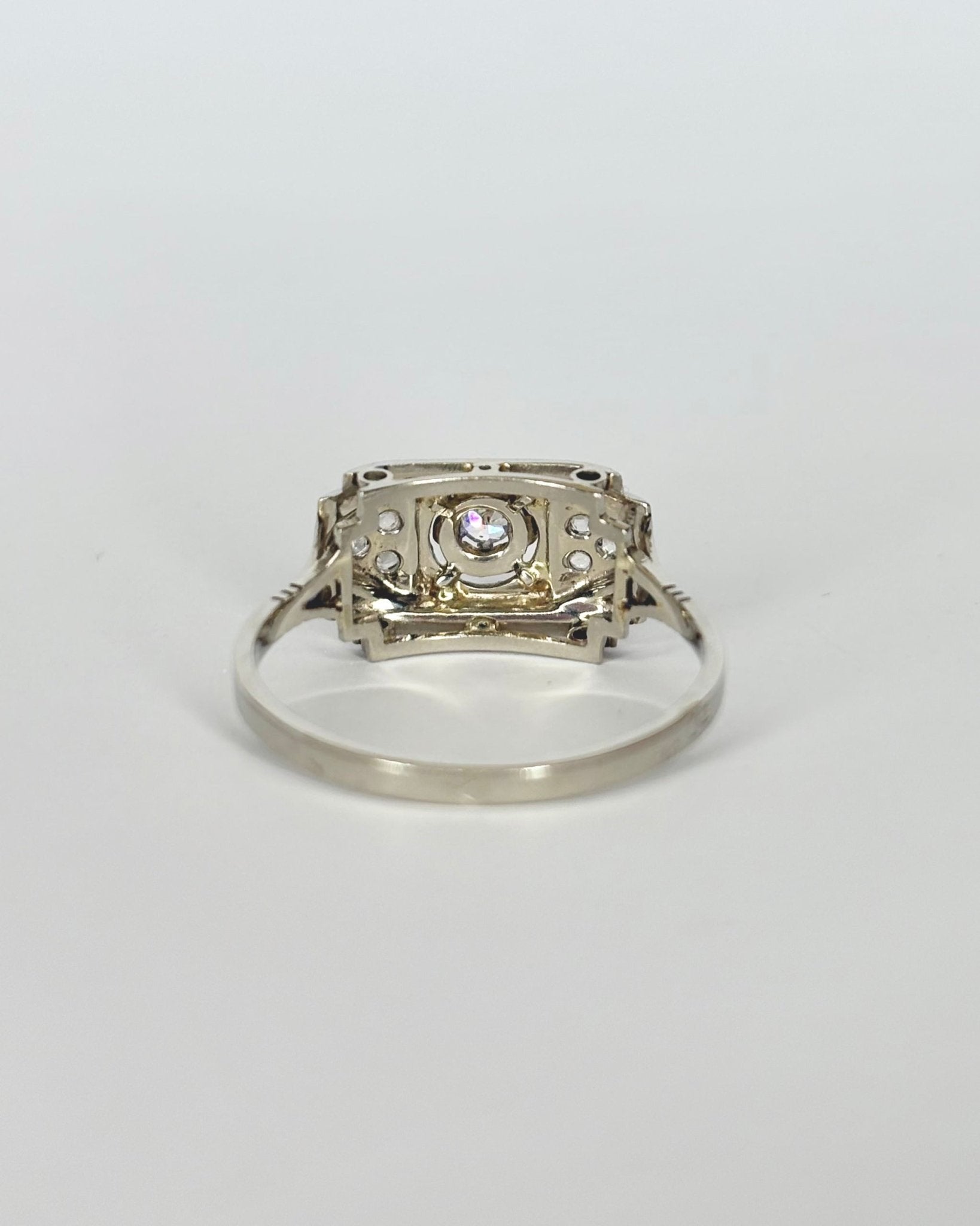 Bague Art Déco 7 Diamants "Élisa" - Elliade Paris
