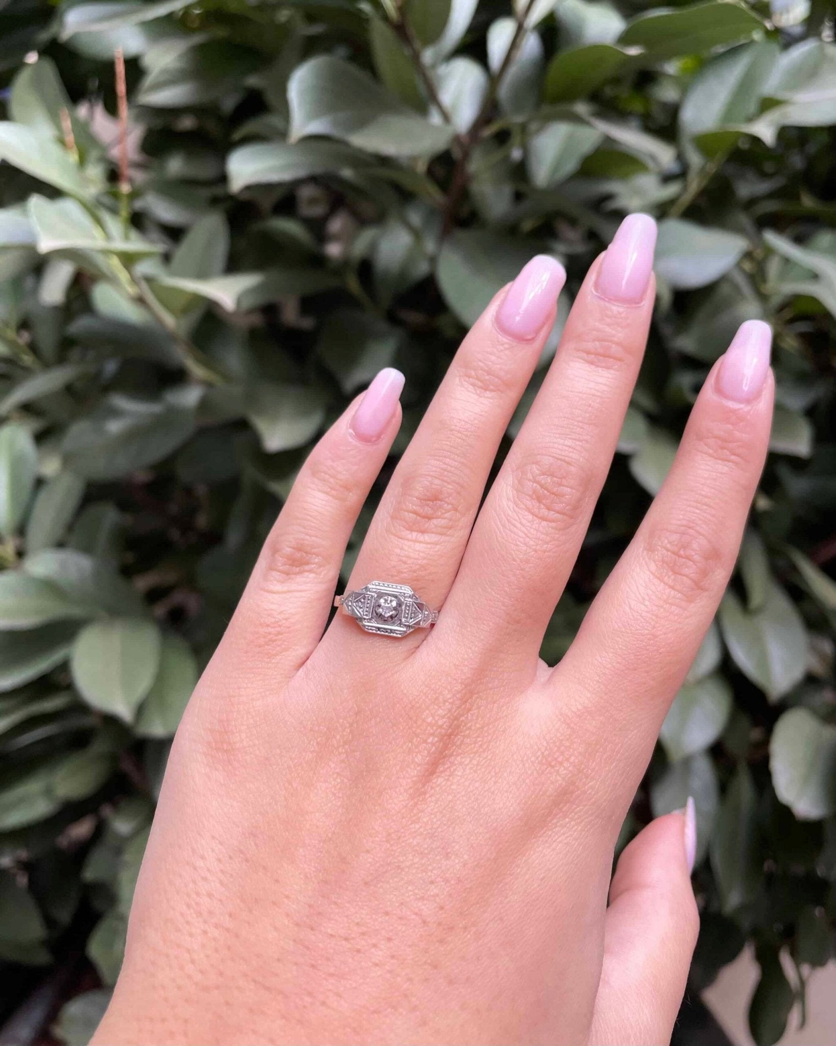 Bague Art Déco 7 Diamants "Laetitia" - Elliade Paris
