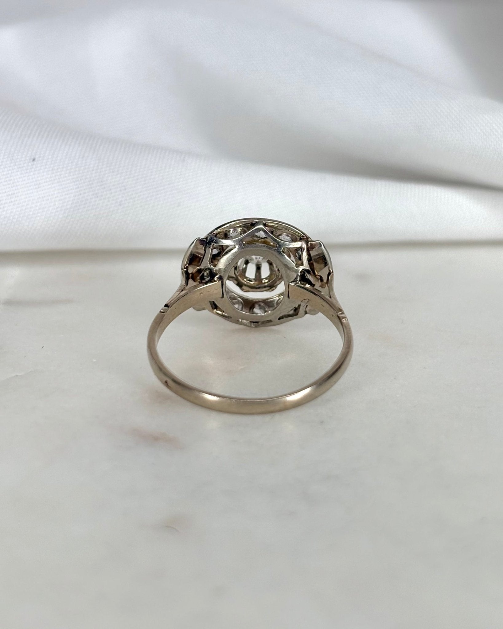 Bague Art Déco 9 Diamants "Lyana" - Elliade Paris