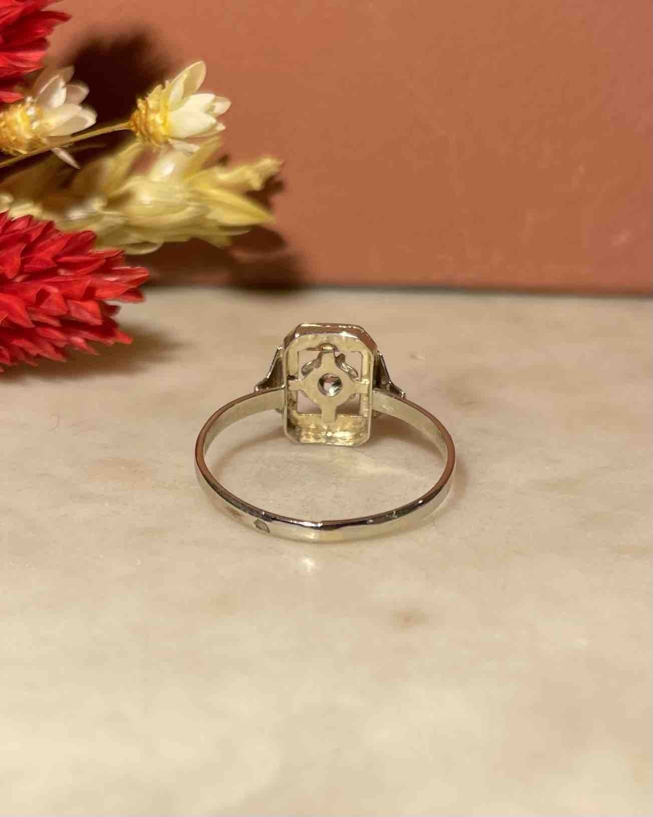 Bague Art - Déco Diamant "Andrée" - Elliade Paris