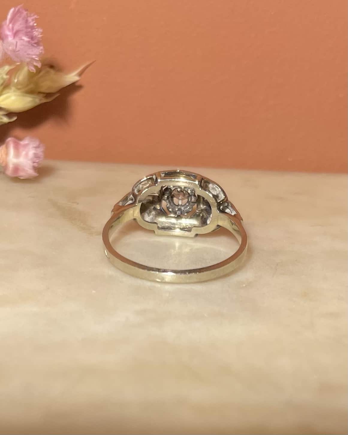Bague Art - Déco Diamant "Aria" - Elliade Paris