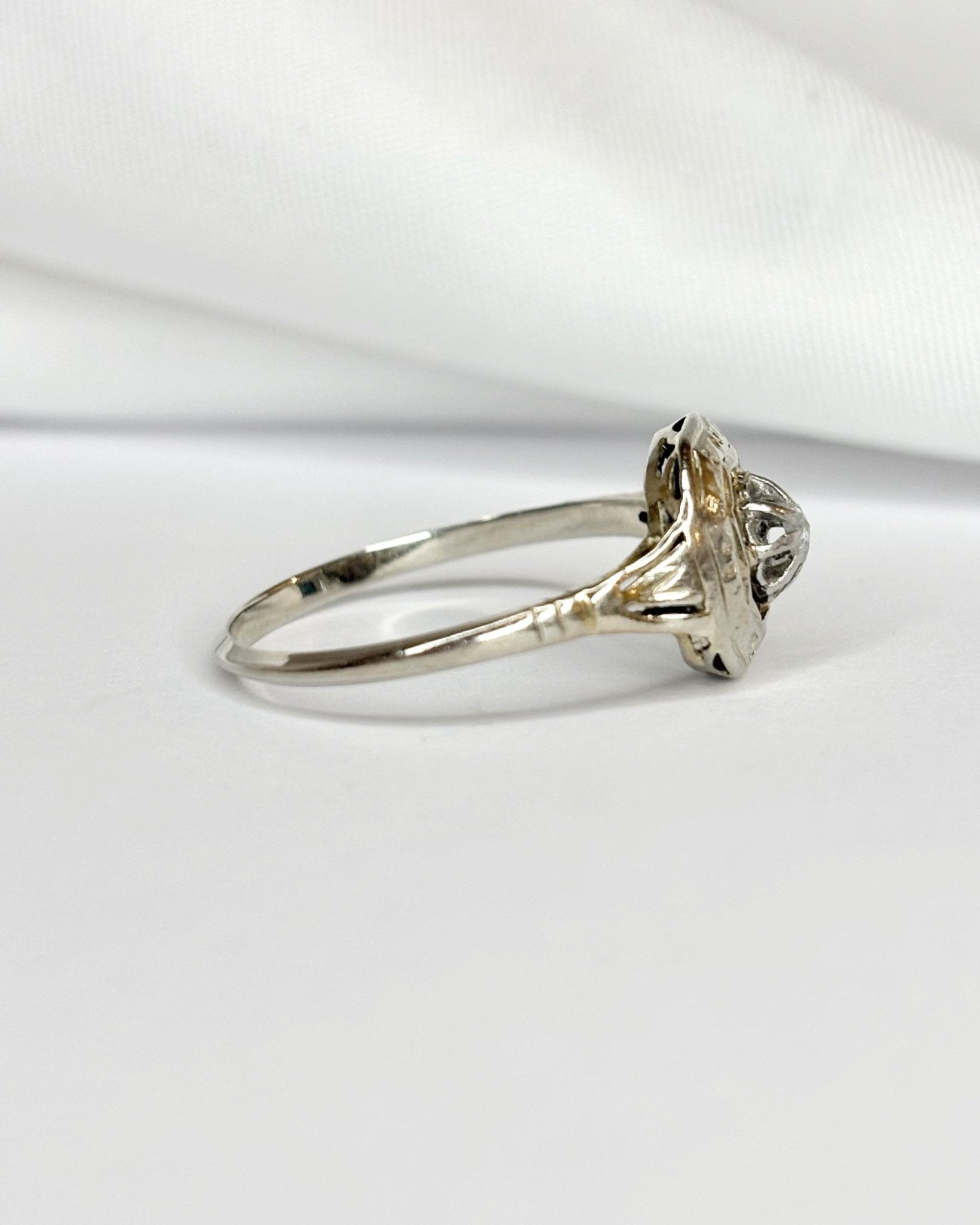 Bague Art - Déco Diamant "Céline" - Elliade Paris