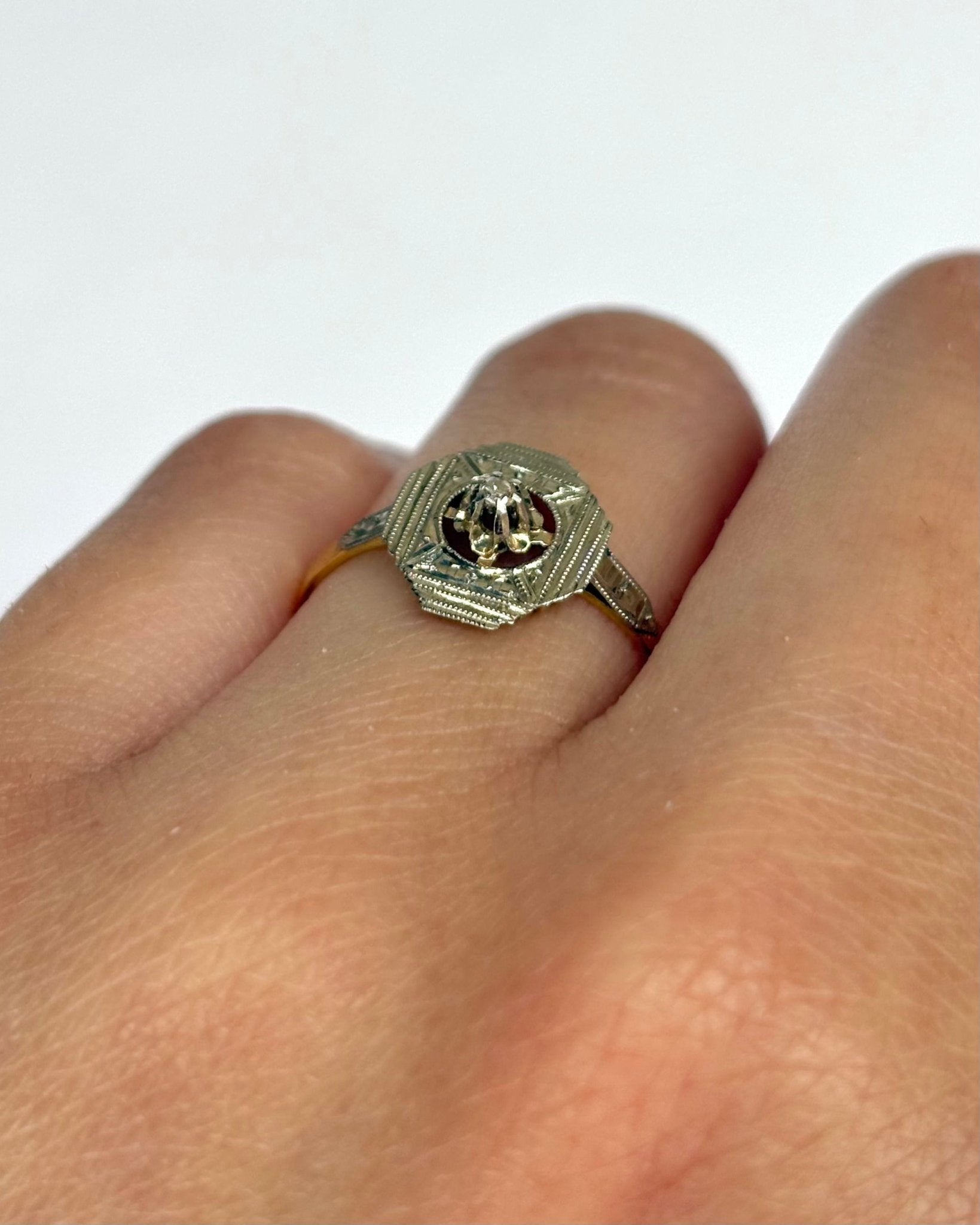 Bague Art Déco Diamant "Éléonore" - Elliade Paris