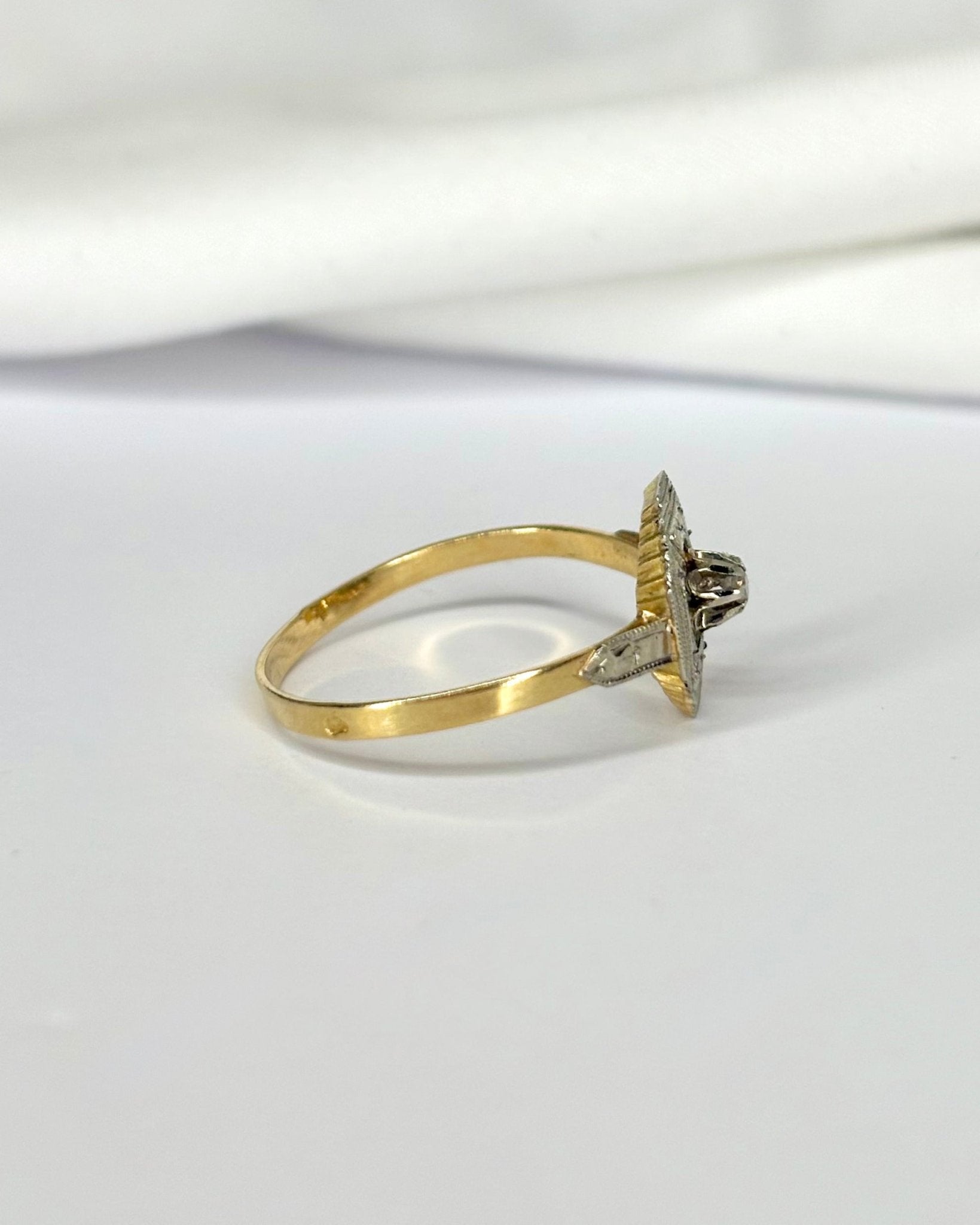 Bague Art Déco Diamant "Éléonore" - Elliade Paris