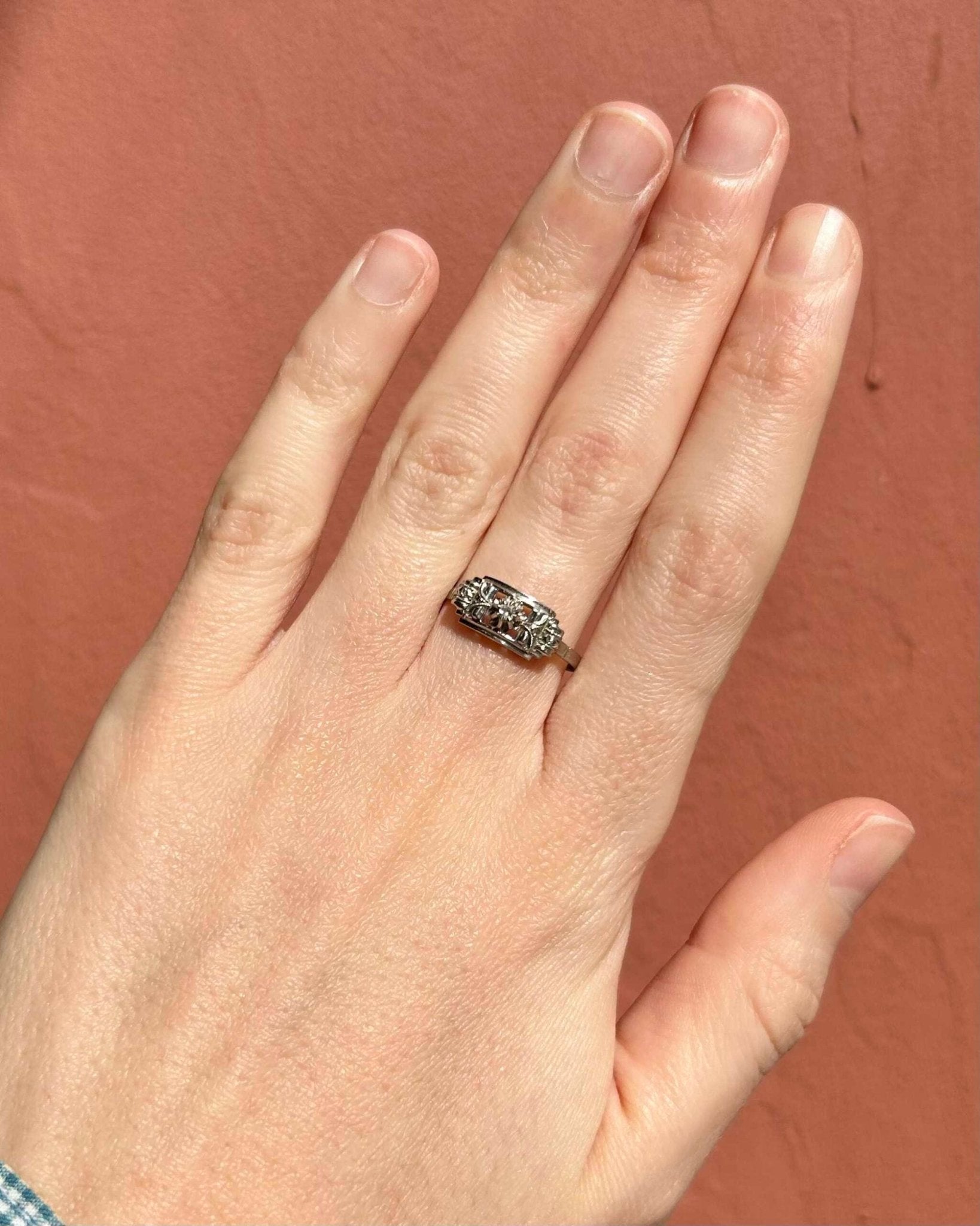 Bague Art - Déco Diamant "Harlow" - Elliade Paris