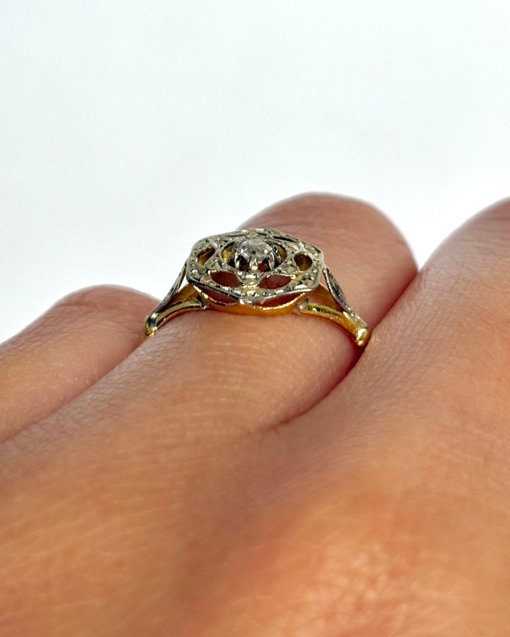 Bague Art - Déco Diamant "Jeanne" - Elliade Paris