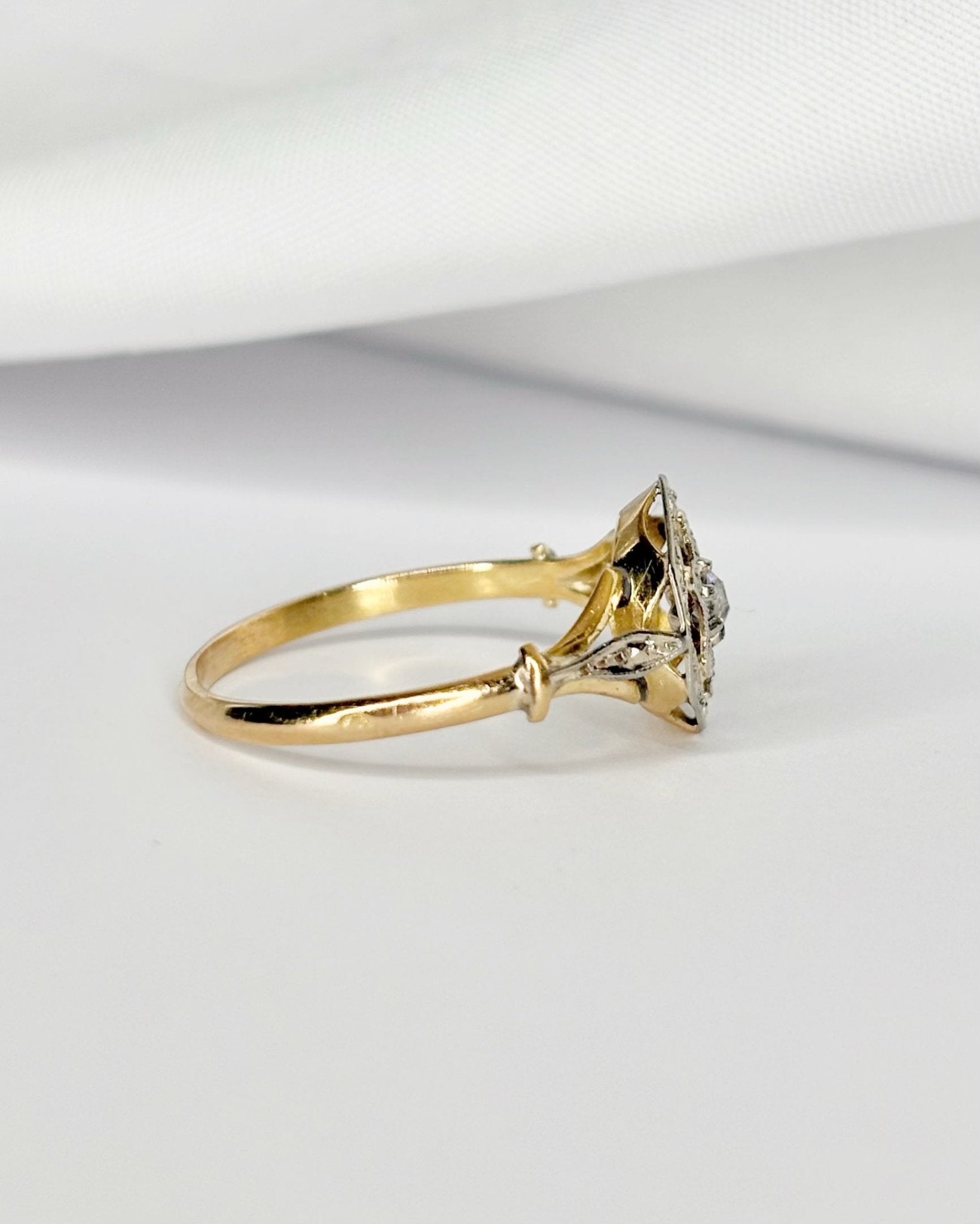 Bague Art - Déco Diamant "Jeanne" - Elliade Paris