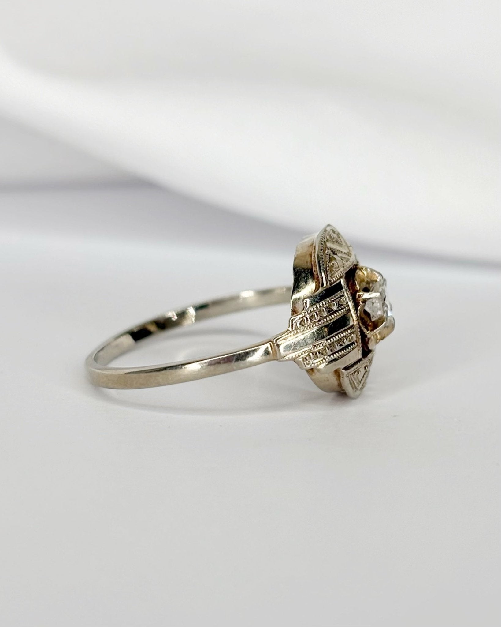 Bague Art Déco Diamant "Jimmy" - Elliade Paris