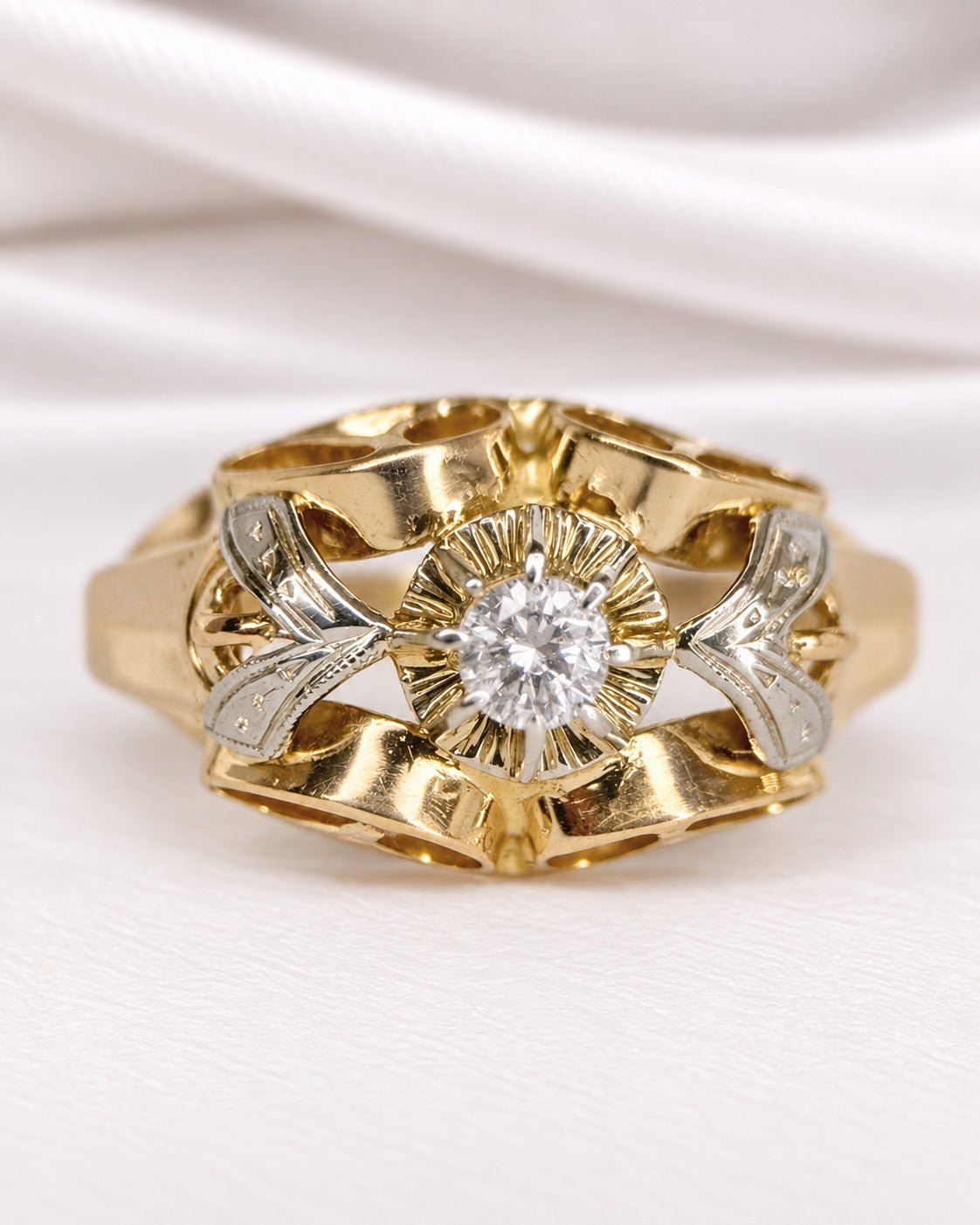 Bague Art-Déco Diamant "Paulette" - Elliade Paris