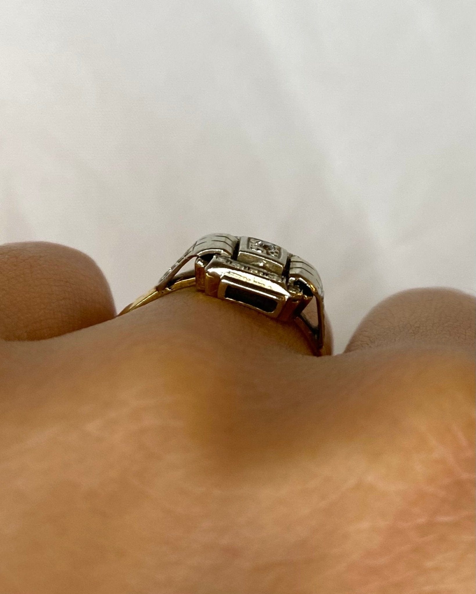 Bague Art déco Diamant "Roselyne" - Elliade Paris