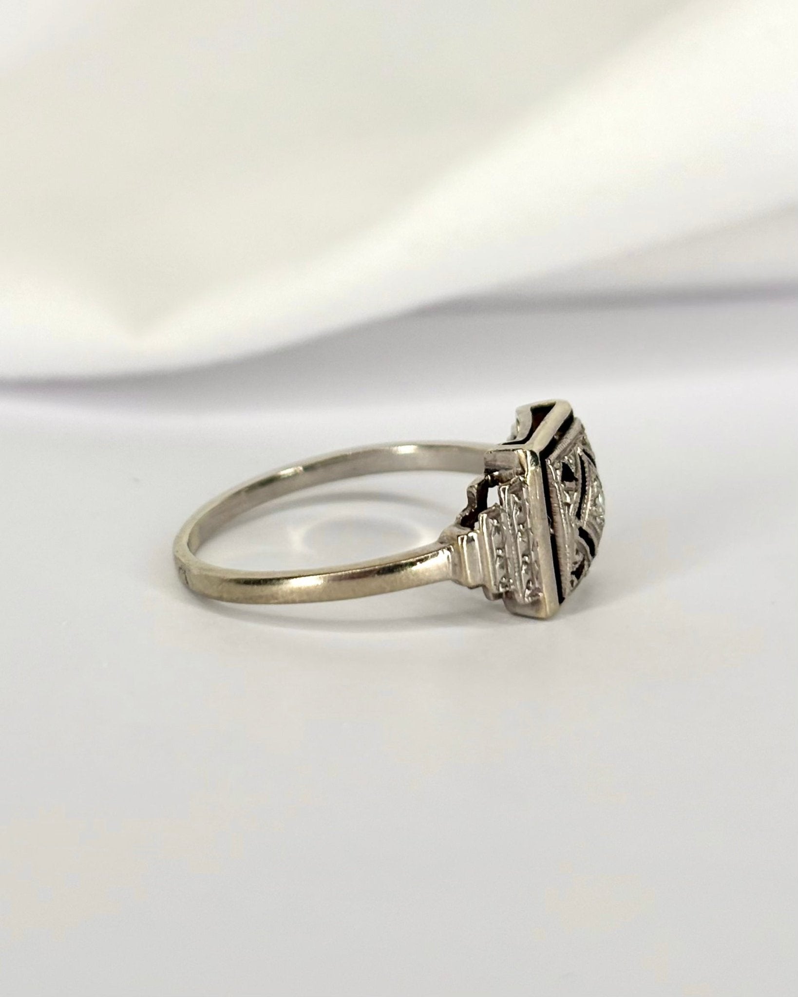 Bague Art Déco Diamant "Sarah" - Elliade Paris