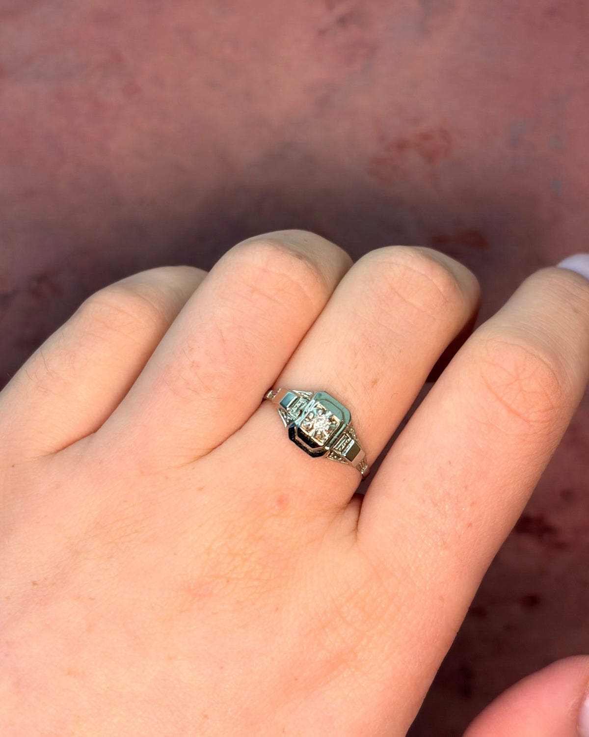 Bague Art Déco Diamant "Thylane" - Elliade Paris