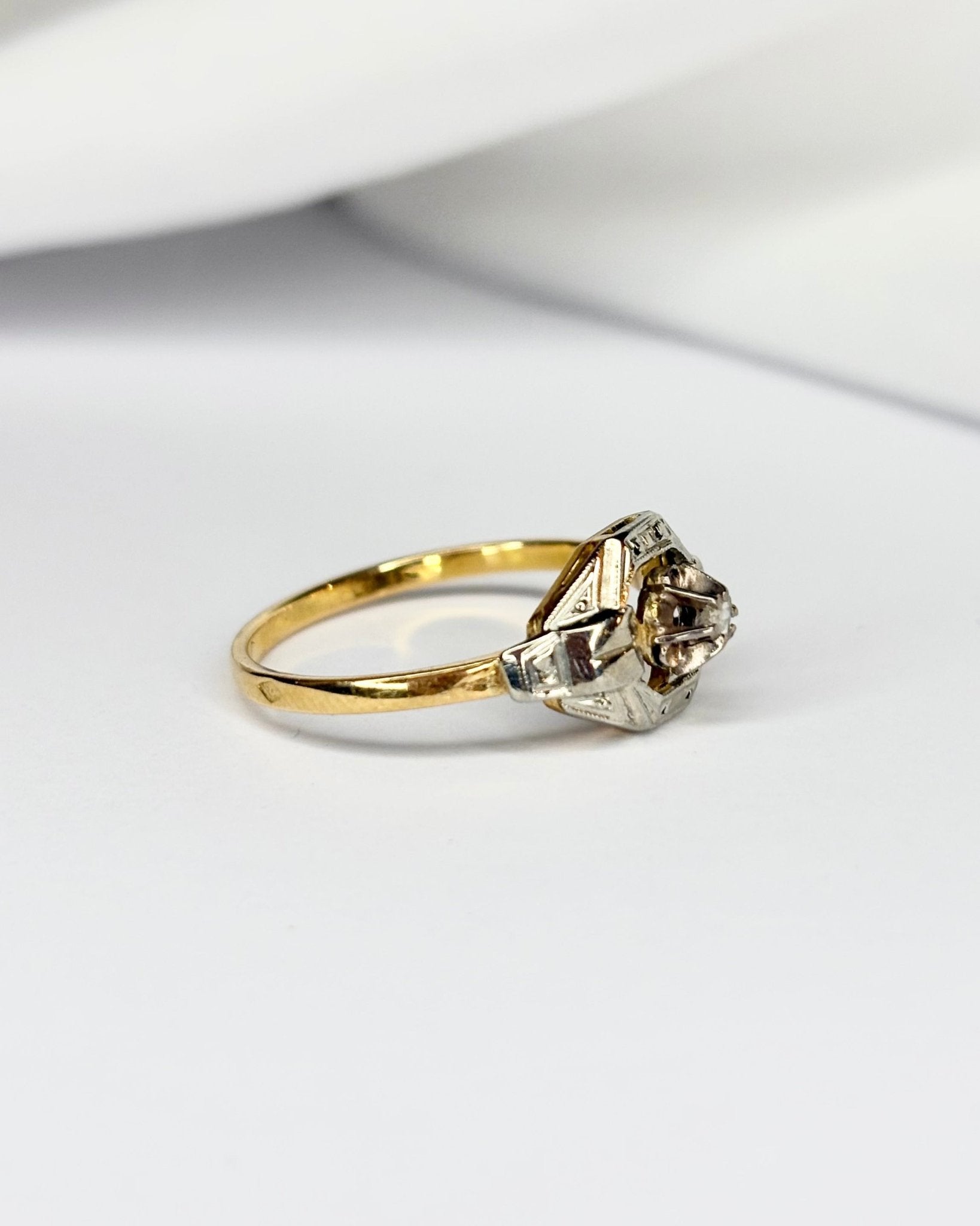 Bague Art Déco Diamant "Zoelia" - Elliade Paris