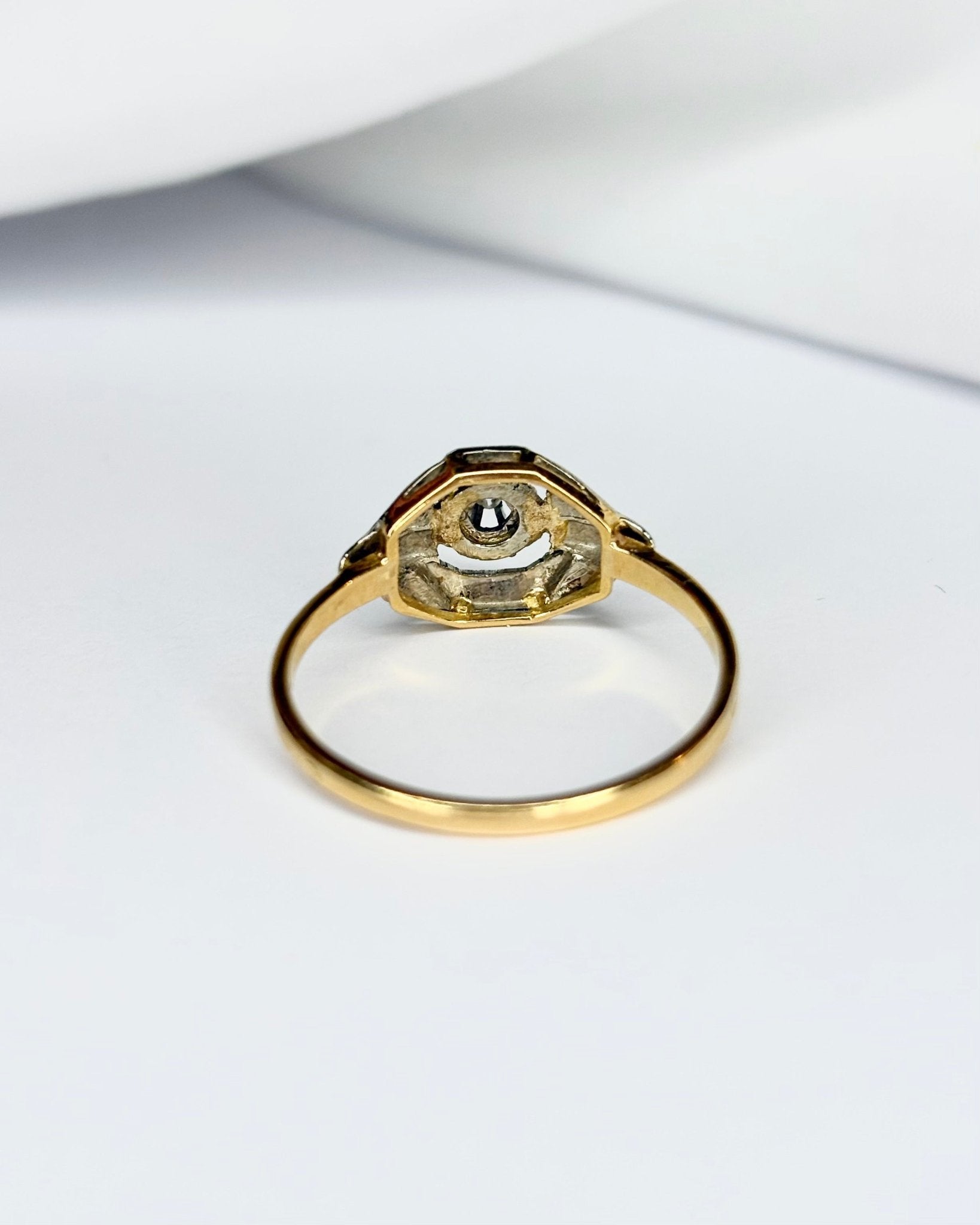 Bague Art Déco Diamant "Zoelia" - Elliade Paris