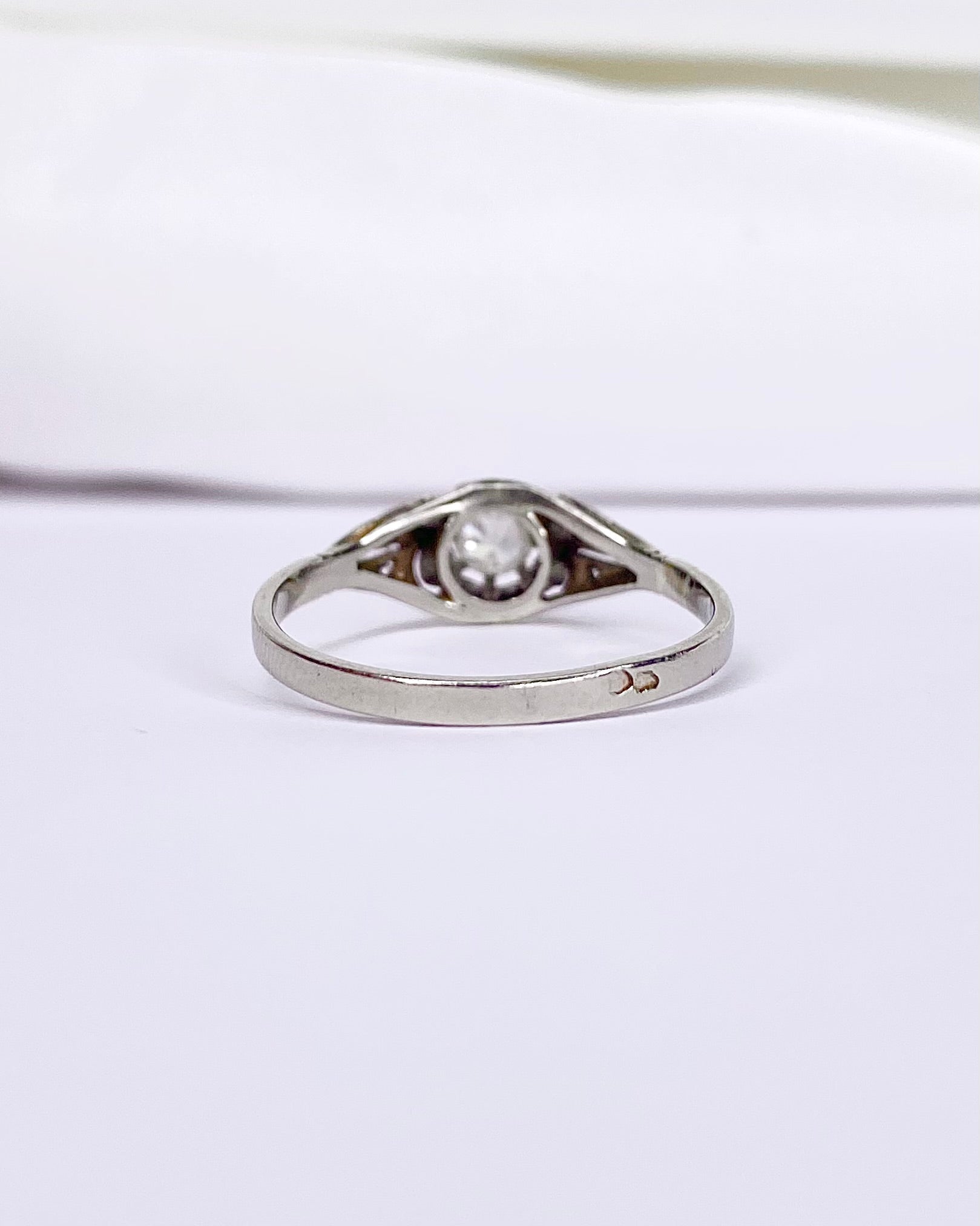 Bague Art - Déco Diamants 0.21 carat "Guillia" - Elliade Paris