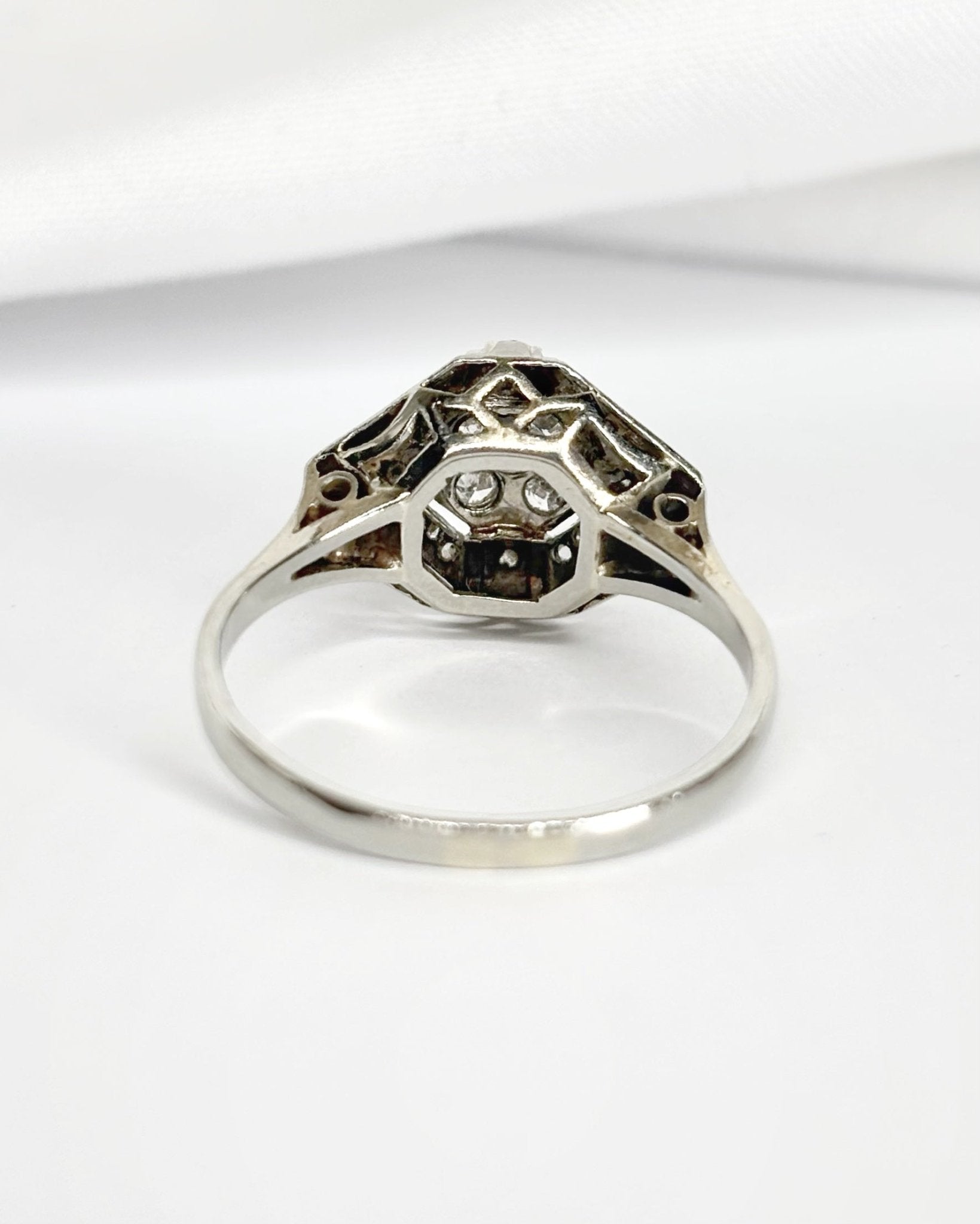 Bague Art Déco Diamants 0.24 carat "Julianne" - Elliade Paris