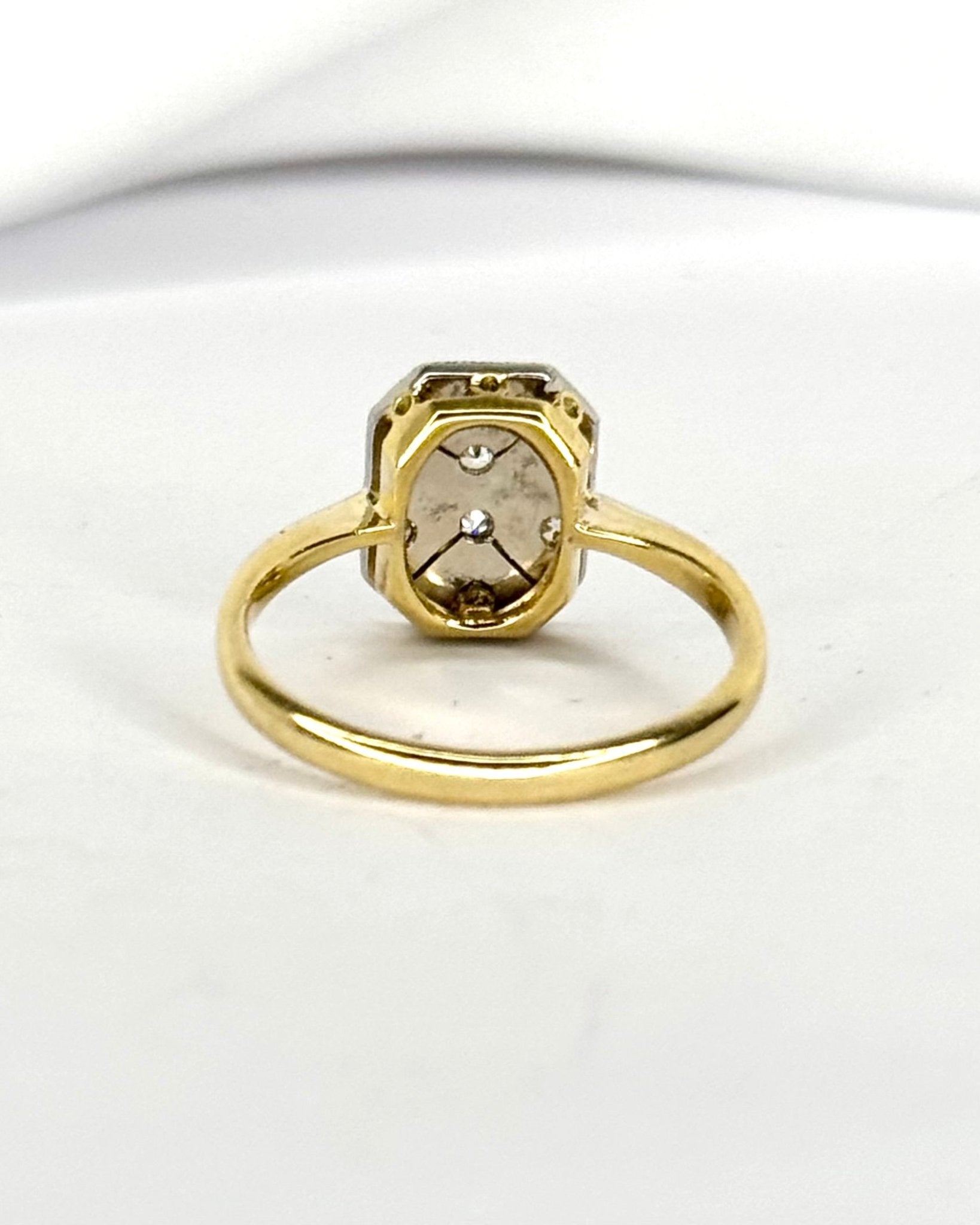 Bague Art-Déco Diamants 0.24 carat "Marie" - Elliade Paris