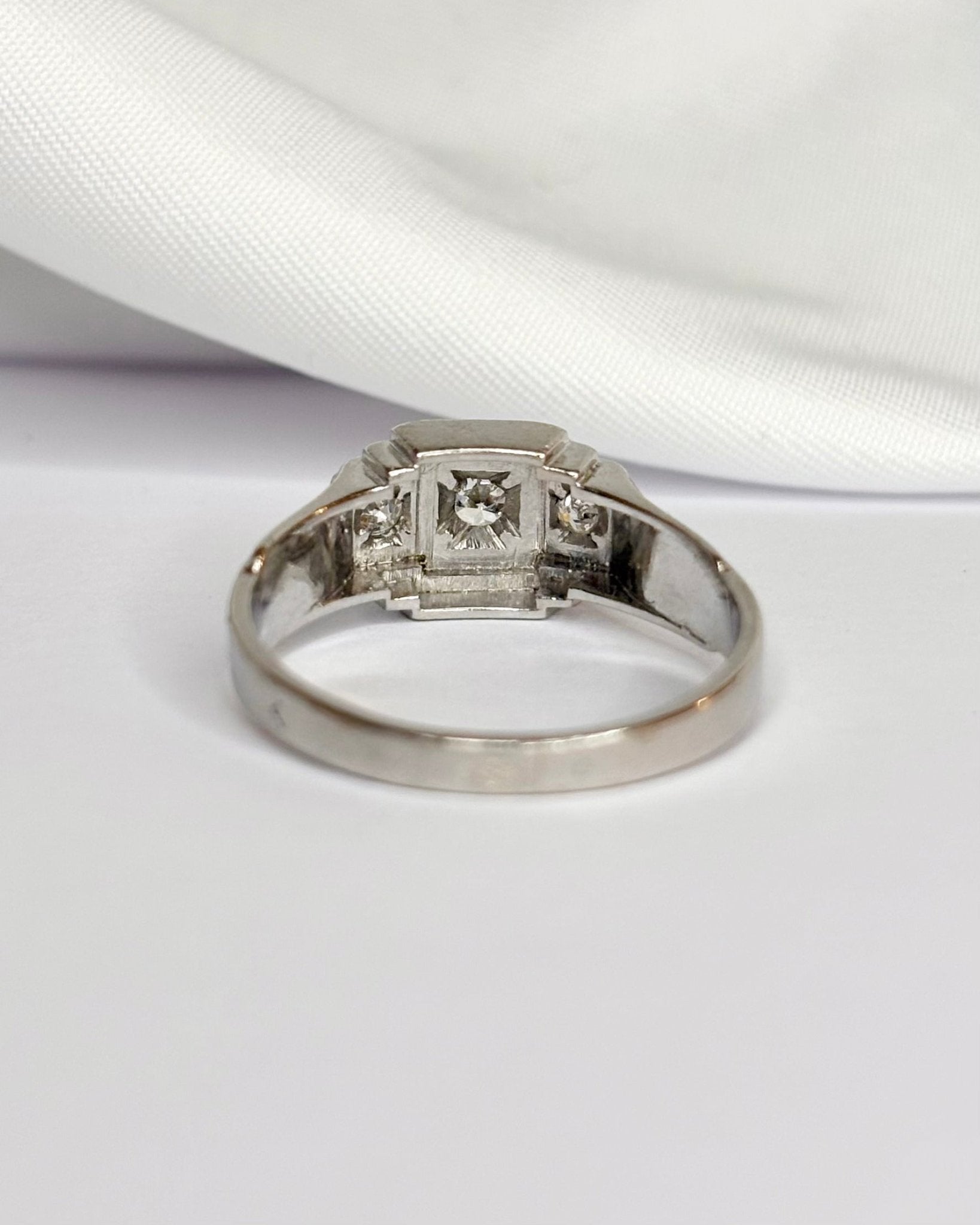 Bague Art Déco Diamants 0.25 carat "Diane" - Elliade Paris