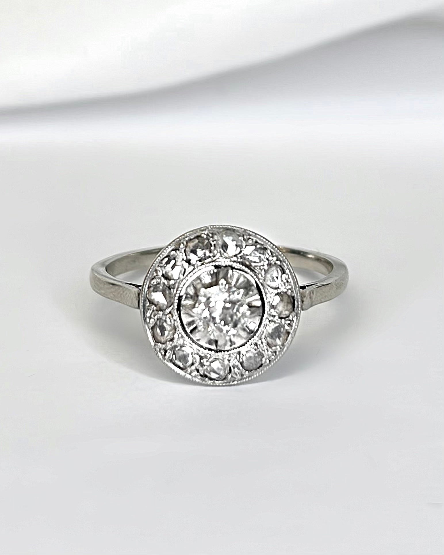 Bague Art-Déco Diamants 0.29 carat "Mylèna" - Elliade Paris