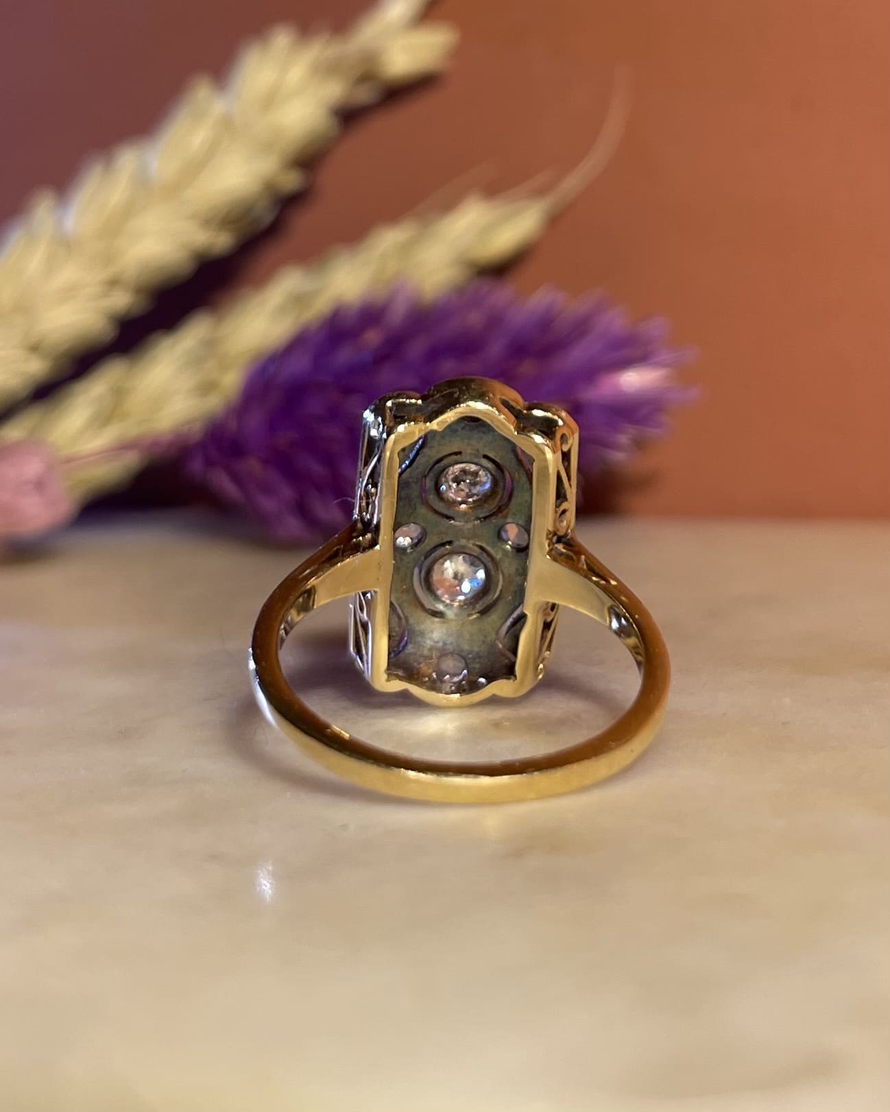 Bague Art - déco Diamants 0.30 carat "Darcy" - Elliade Paris