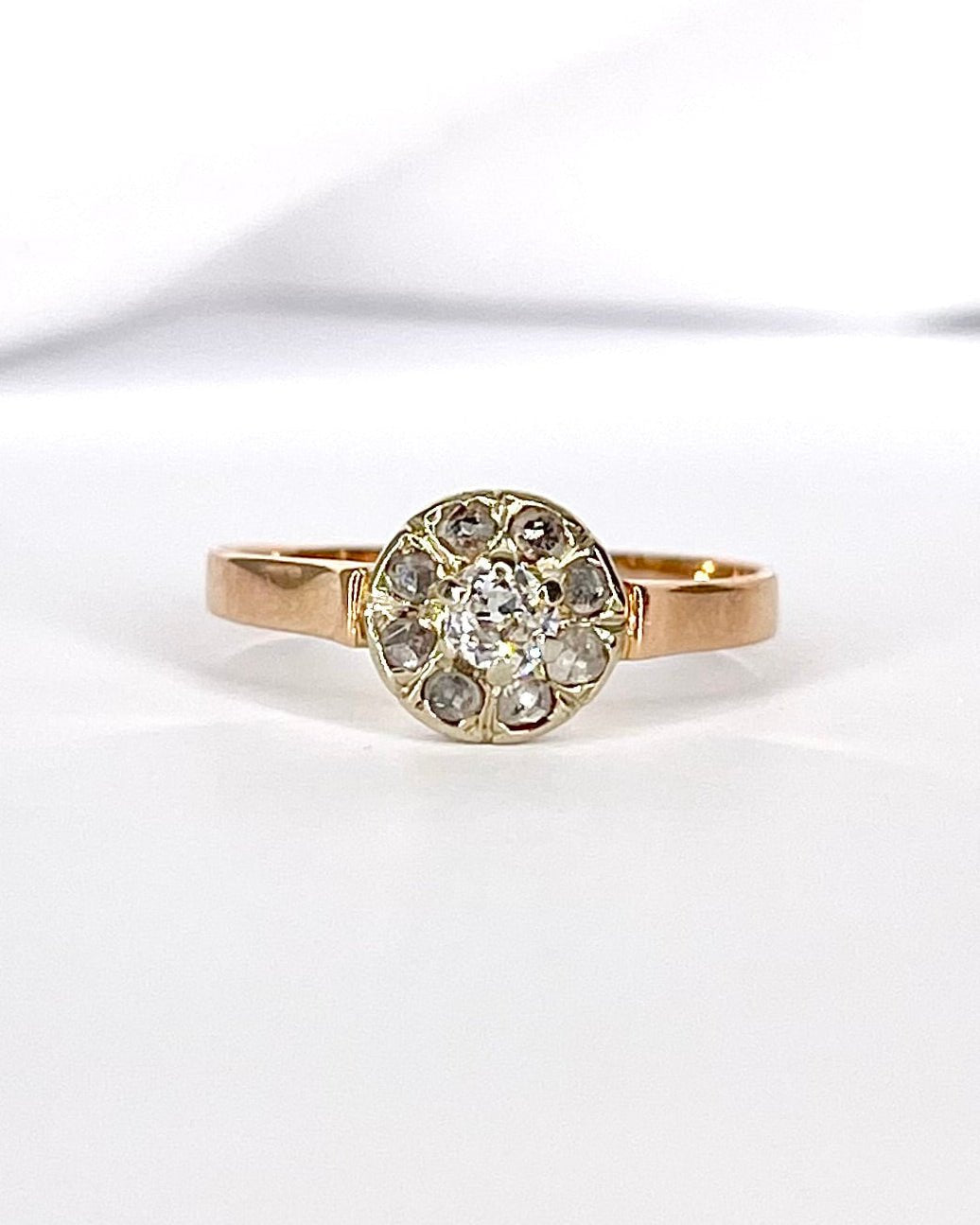 Bague Art - Déco Diamants 0.31 carat "Mint" - Elliade Paris