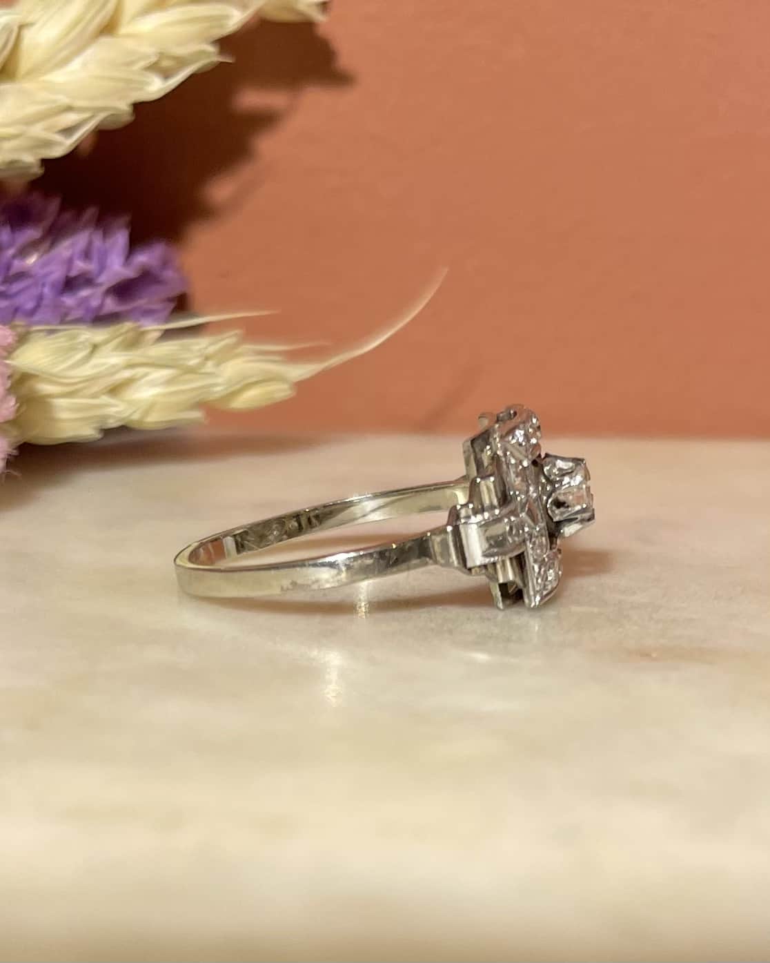 Bague Art - déco Diamants 0.32 carat "Judson" - Elliade Paris