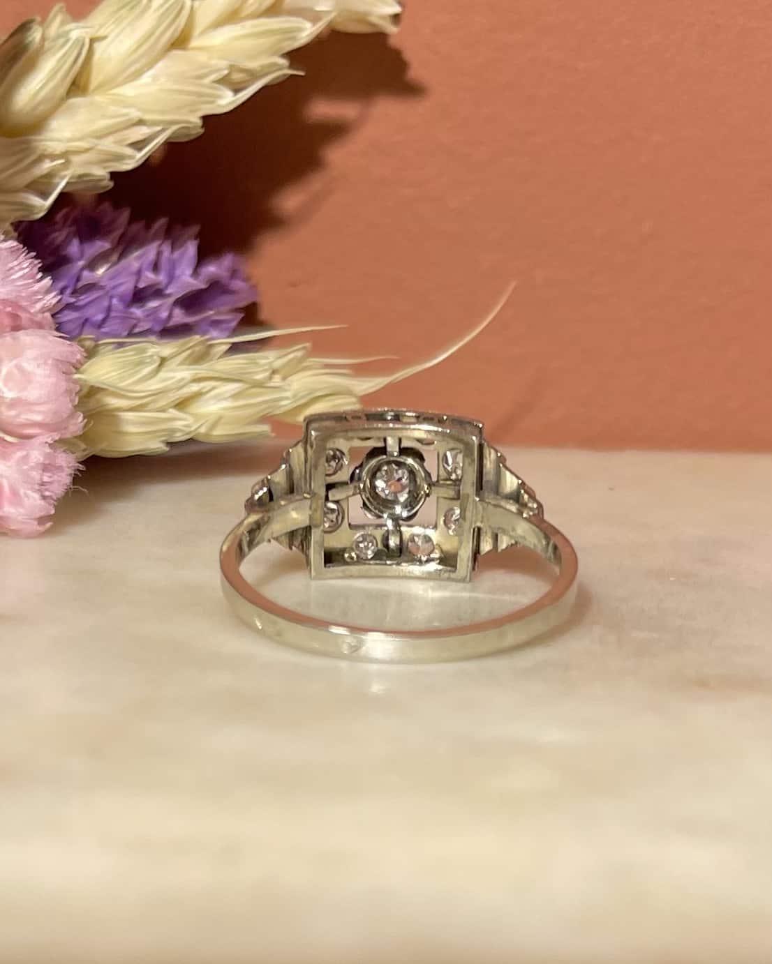 Bague Art - déco Diamants 0.32 carat "Judson" - Elliade Paris