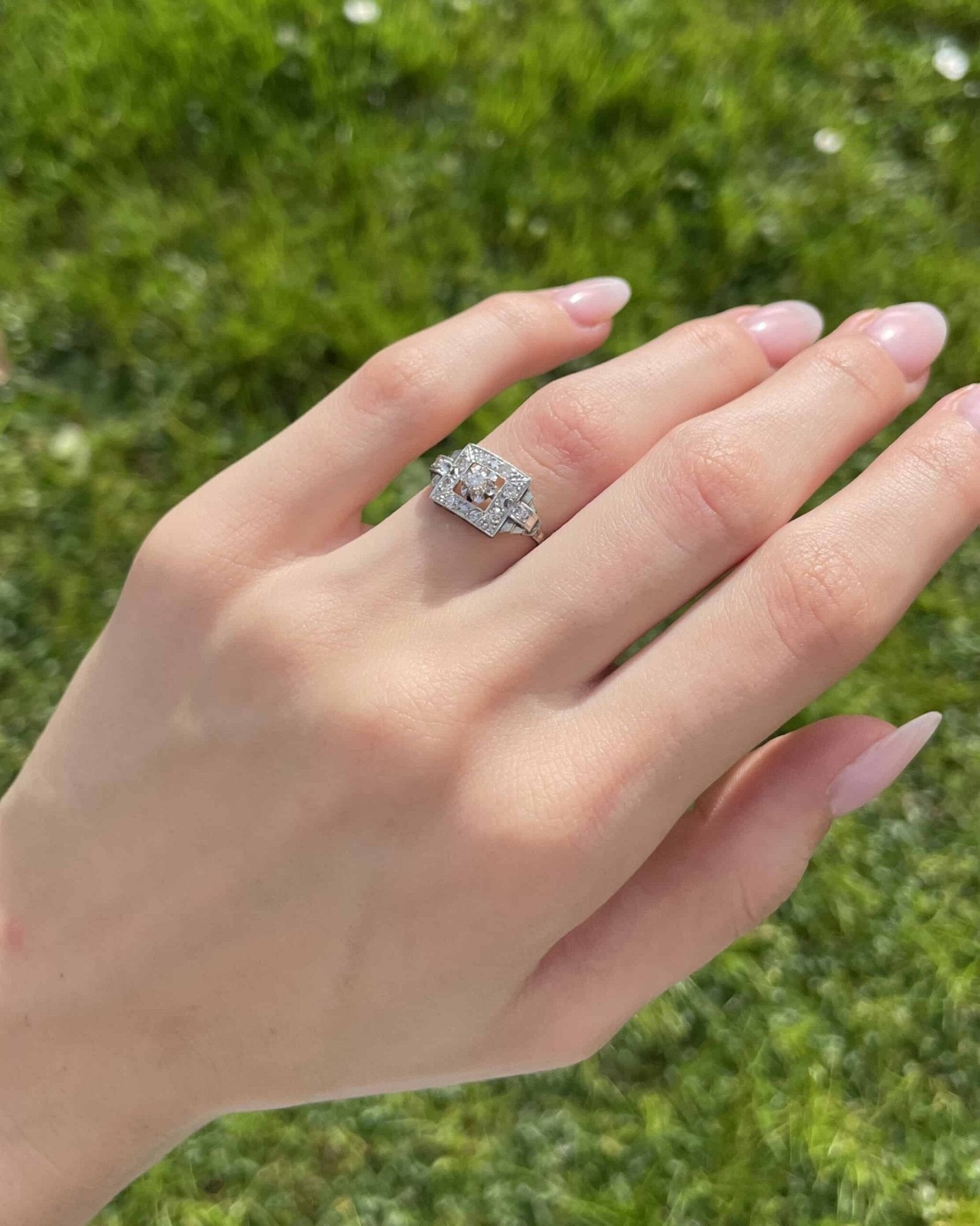 Bague Art - déco Diamants 0.32 carat "Judson" - Elliade Paris