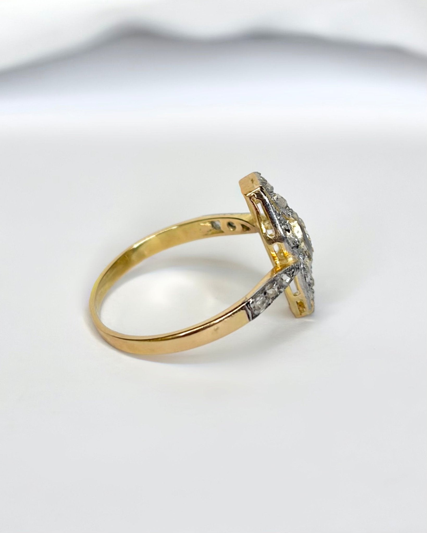 Bague Art - Déco Diamants 0.36 carat "Dorine" - Elliade Paris