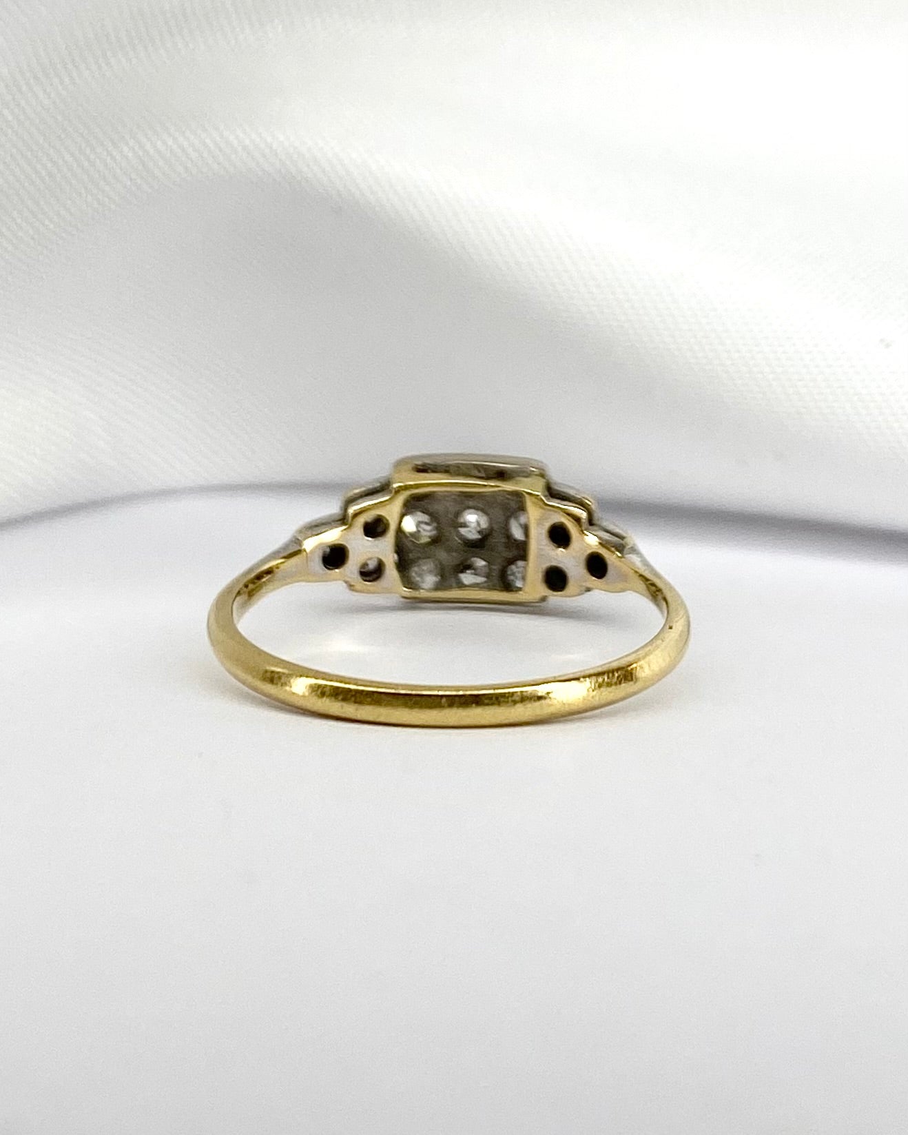 Bague Art Déco Diamants 0.39 carat "Ainara" - Elliade Paris